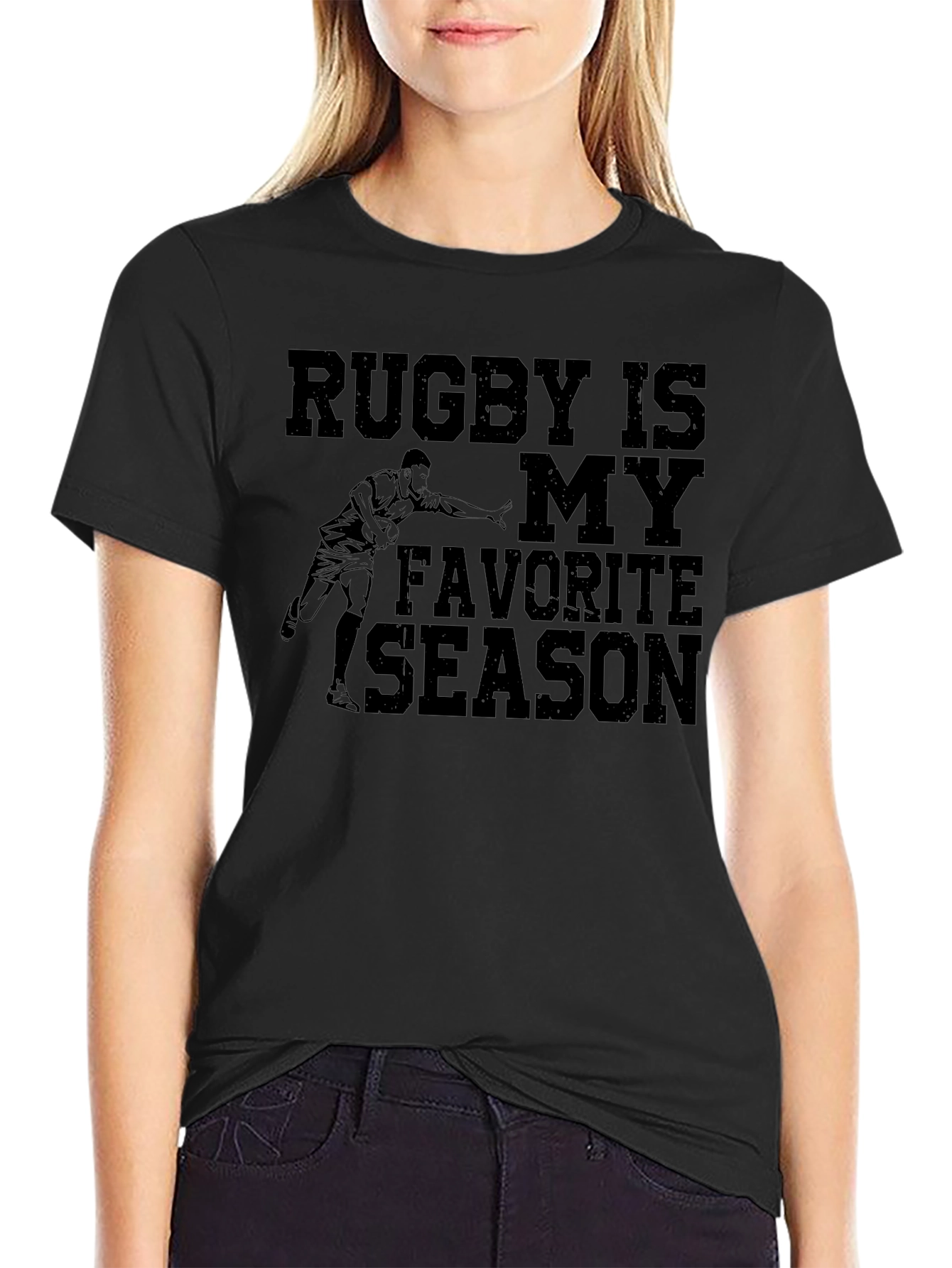Rugby Is My Favorite Season Graphic Tee
