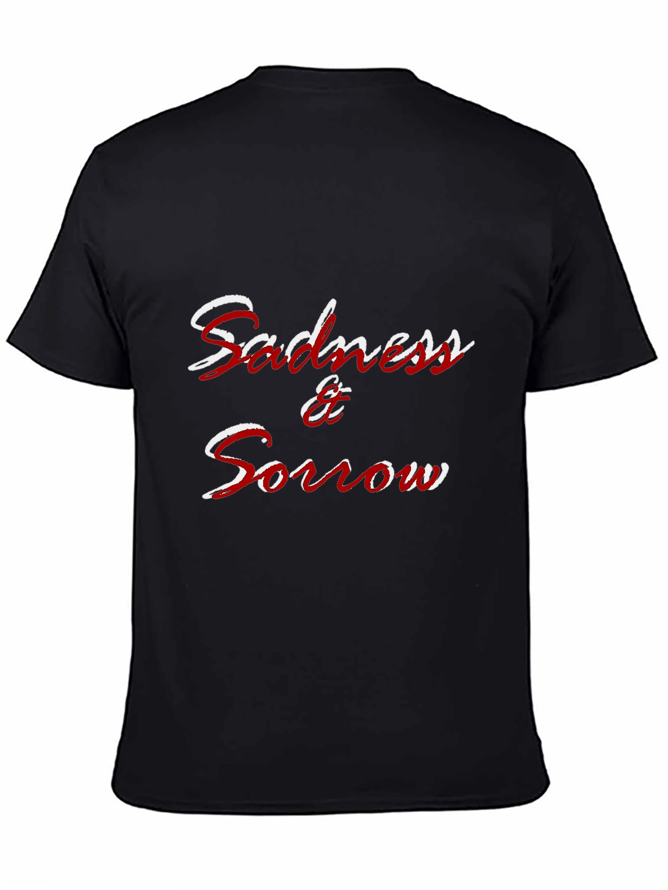 Sadness & Sorrow Graphic T-Shirt - Black