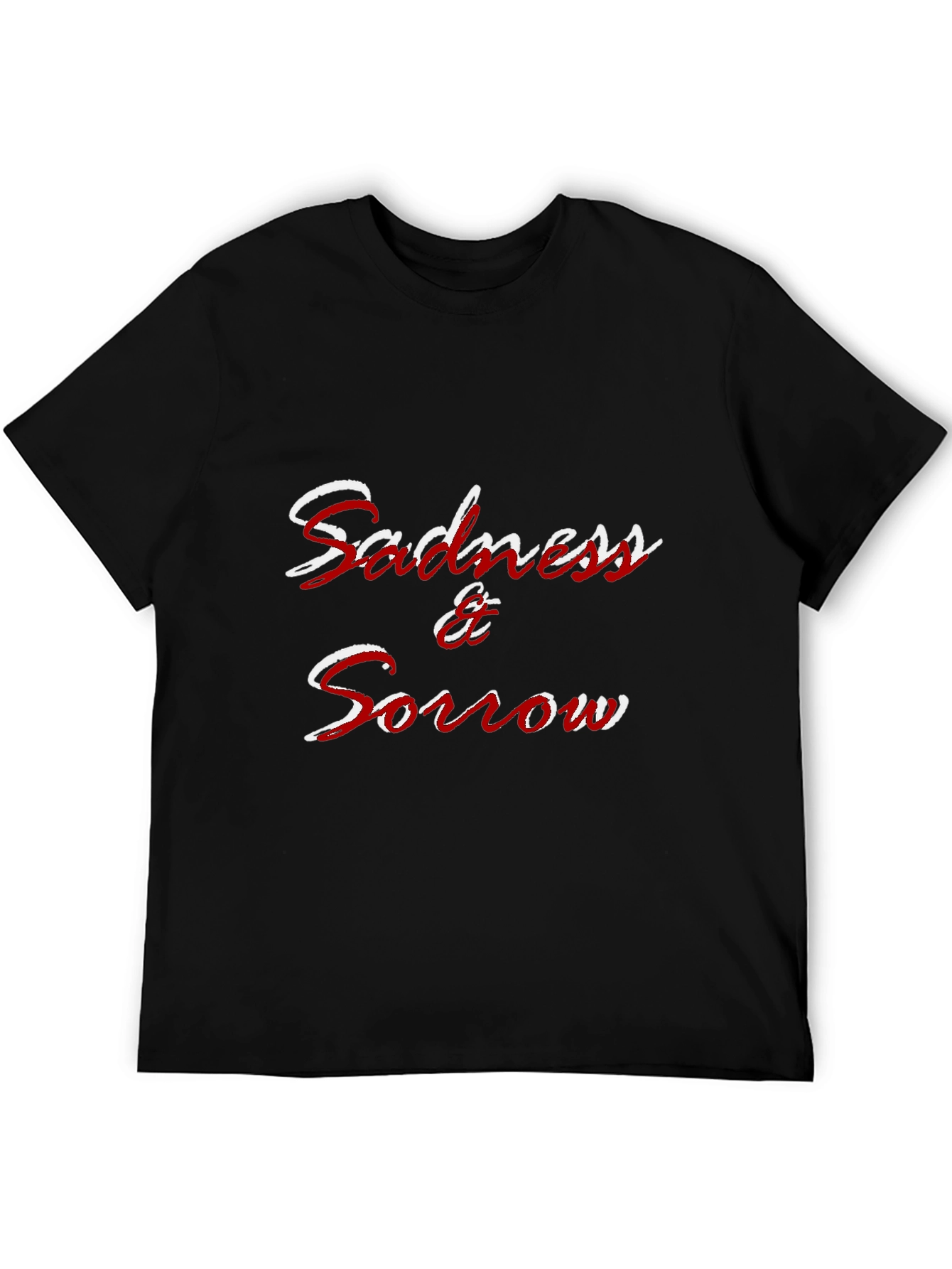Sadness & Sorrow Graphic T-Shirt - Black