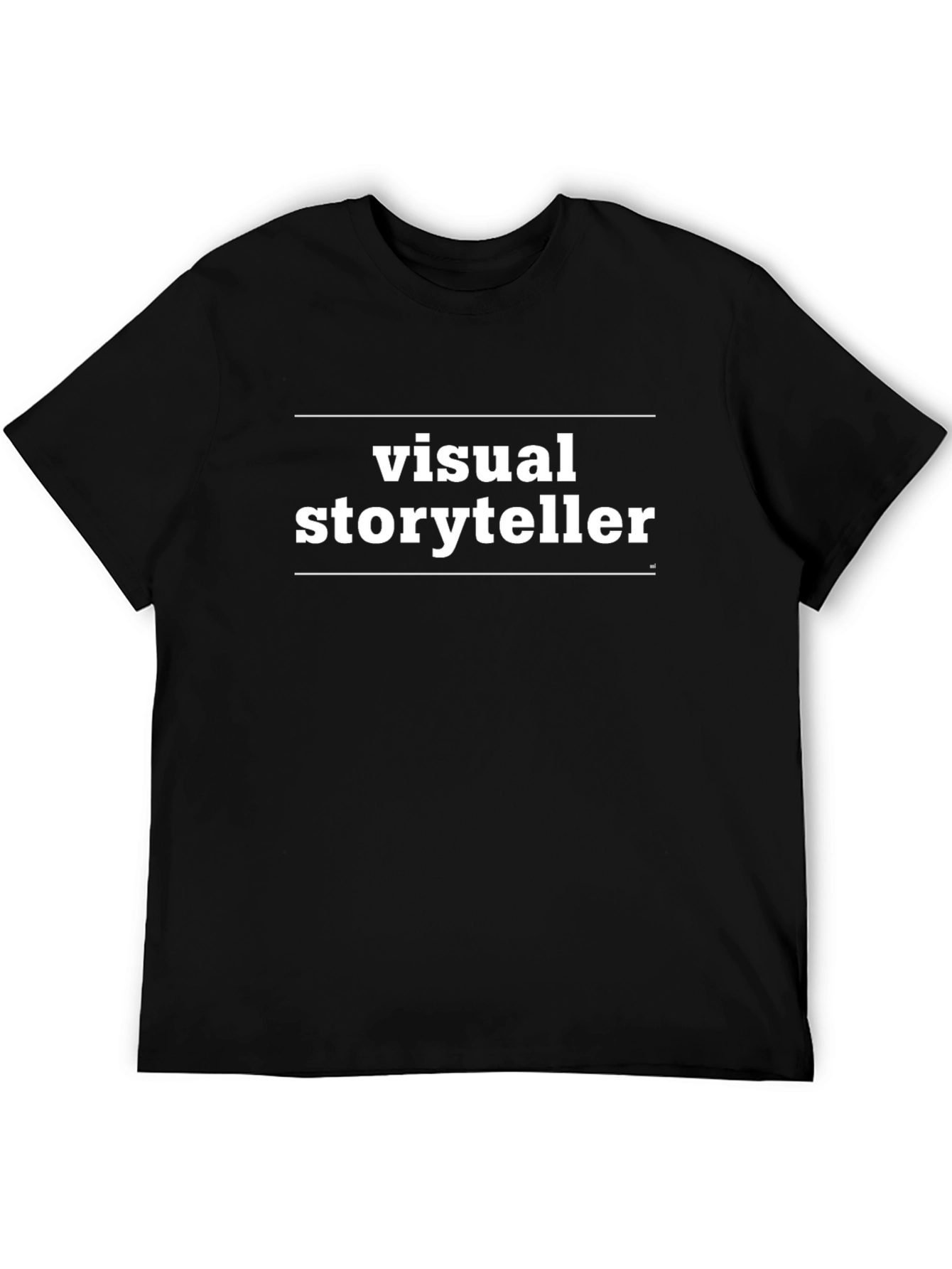 Visual Storyteller Graphic Tee - Black T-Shirt