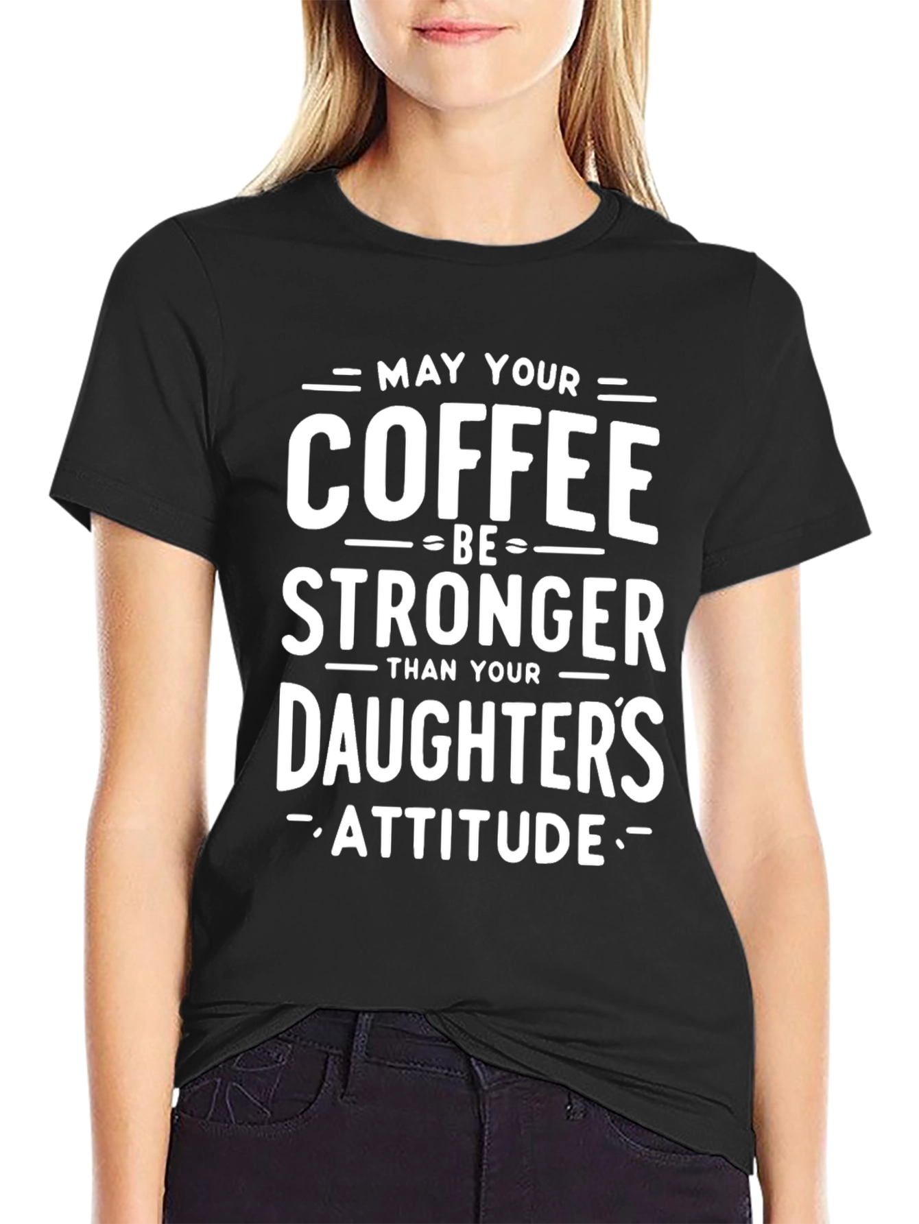 Coffee and Daughters Attitude Mens T-Shirt