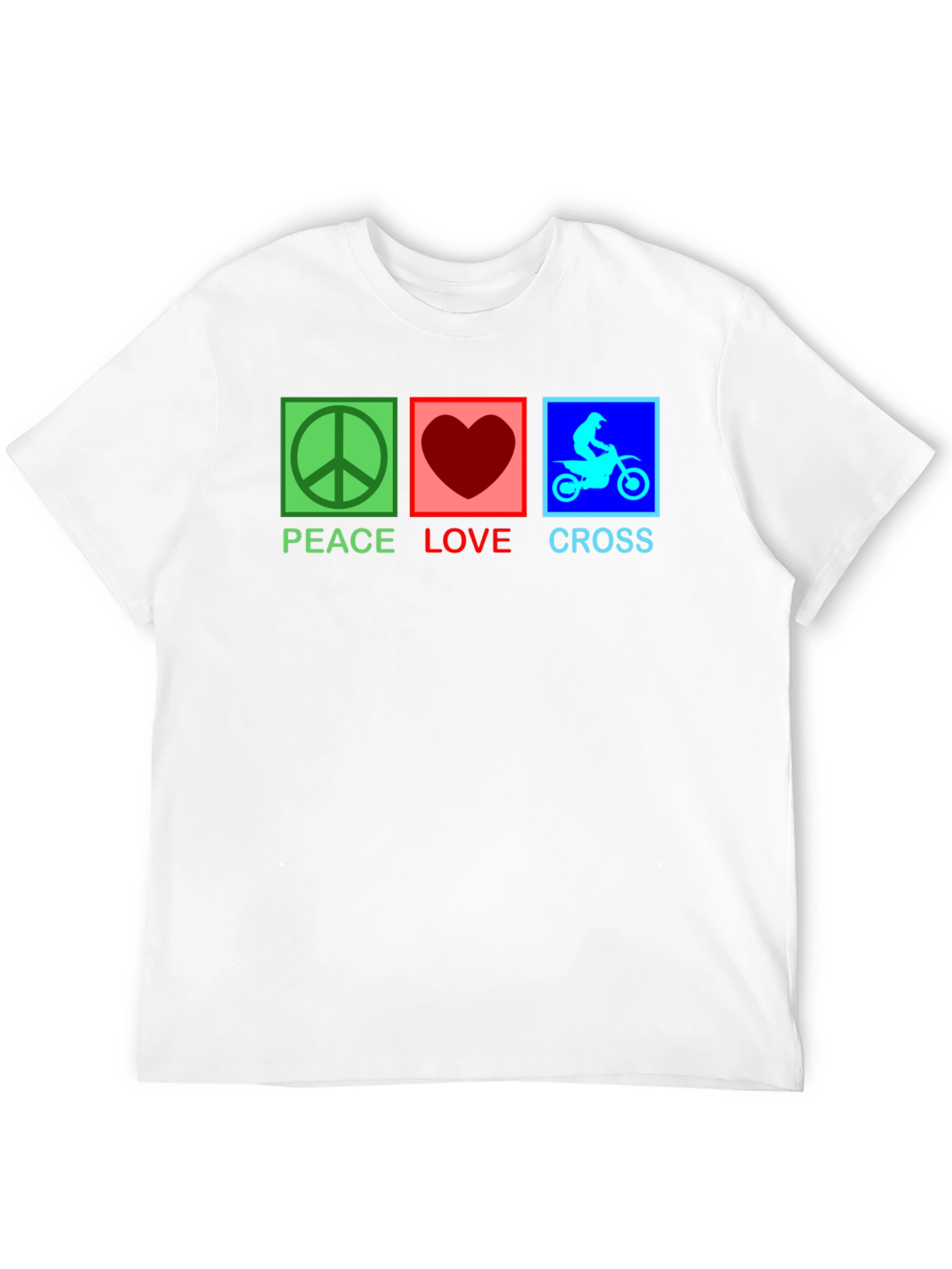 Peace Love Cross Motocross T-Shirt