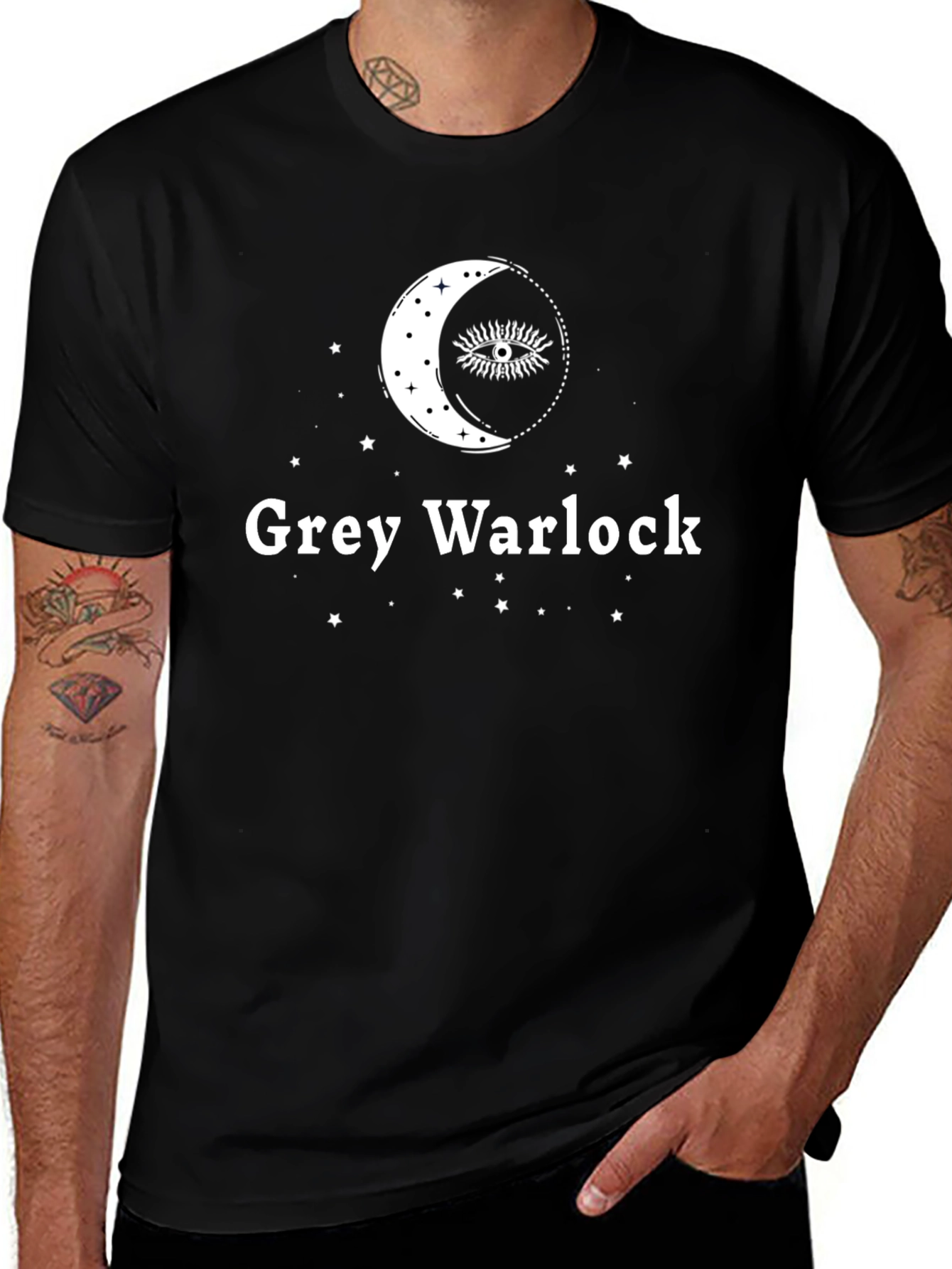 Grey Warlock Graphic T-Shirt
