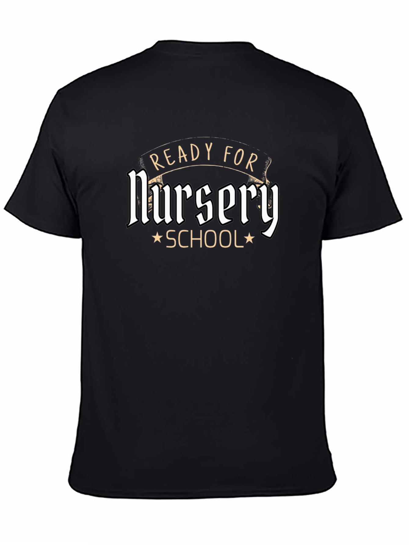 Ready for Nursery School Black T-Shirt