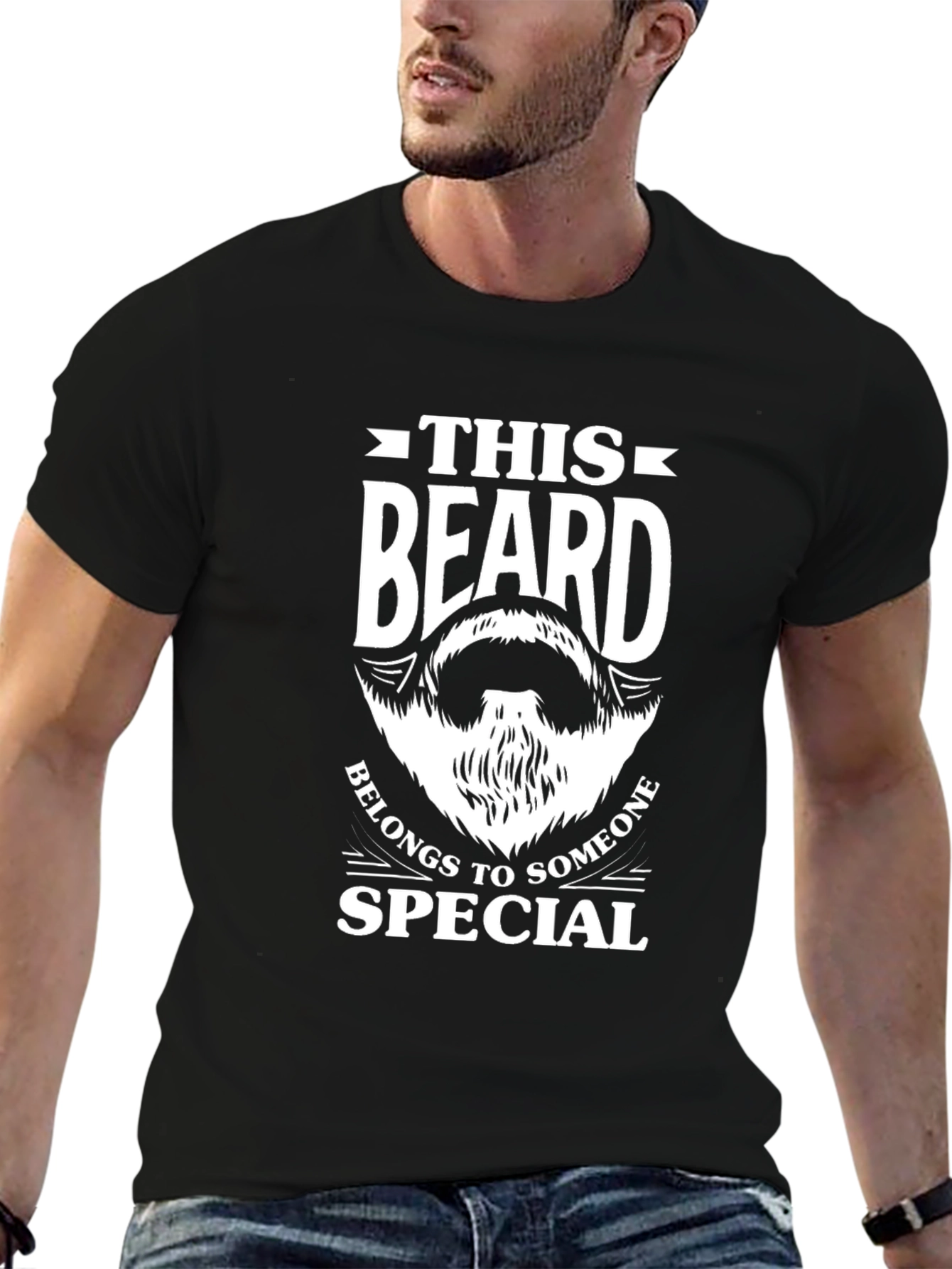Beard Belongs to Someone Special Graphic Tee