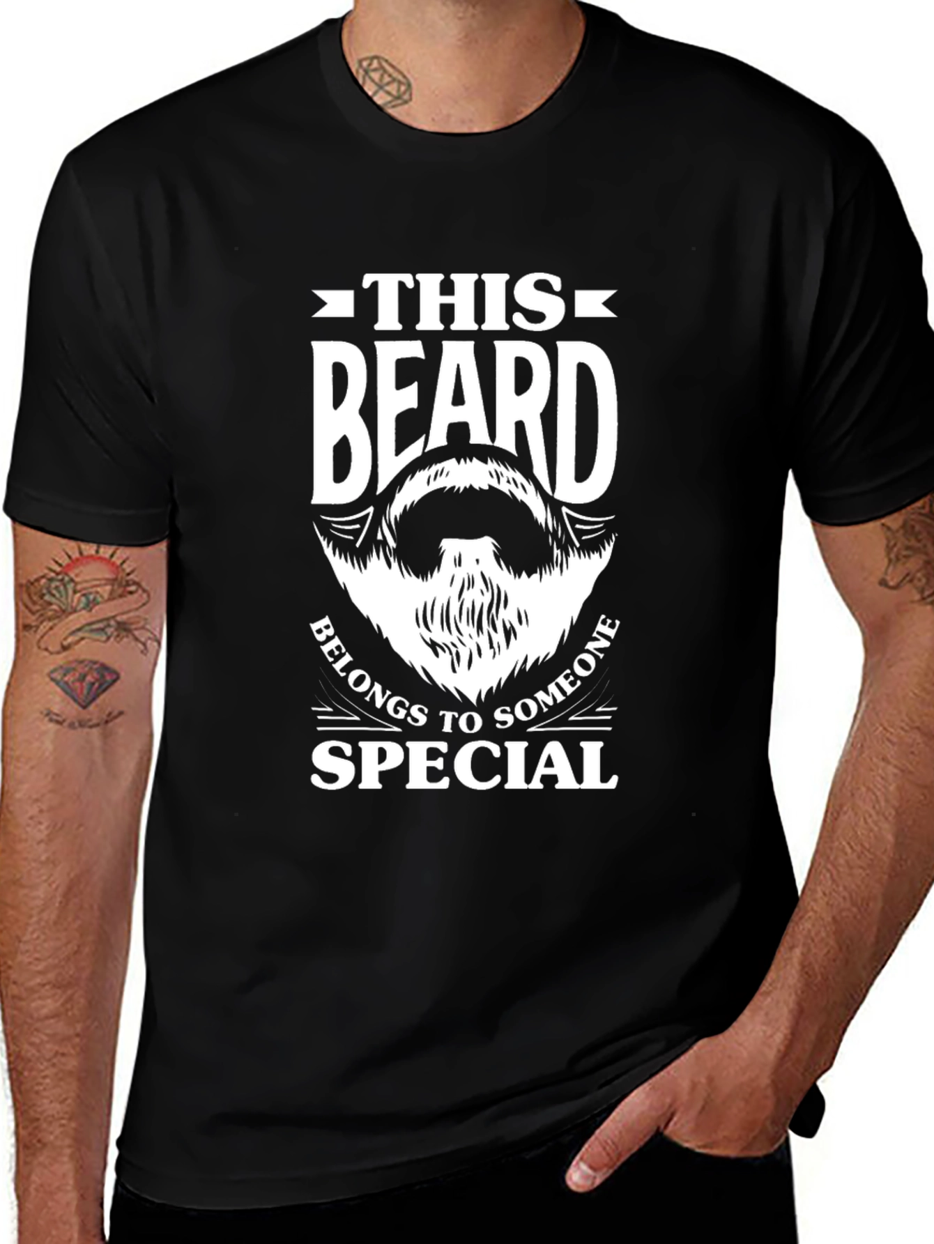 Beard Belongs to Someone Special Graphic Tee