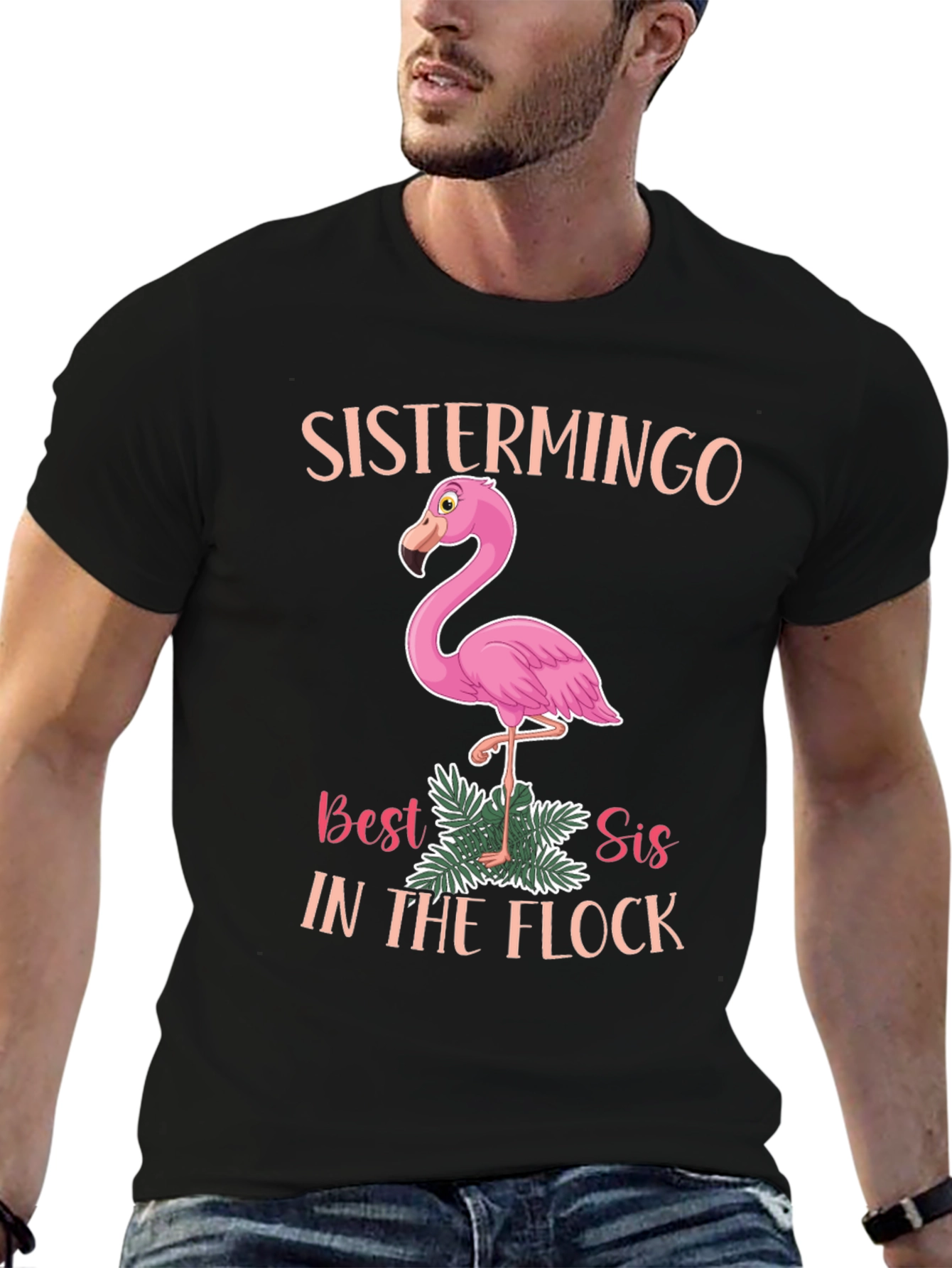 Sistermingo T-Shirt: Best Sis in the Flock!