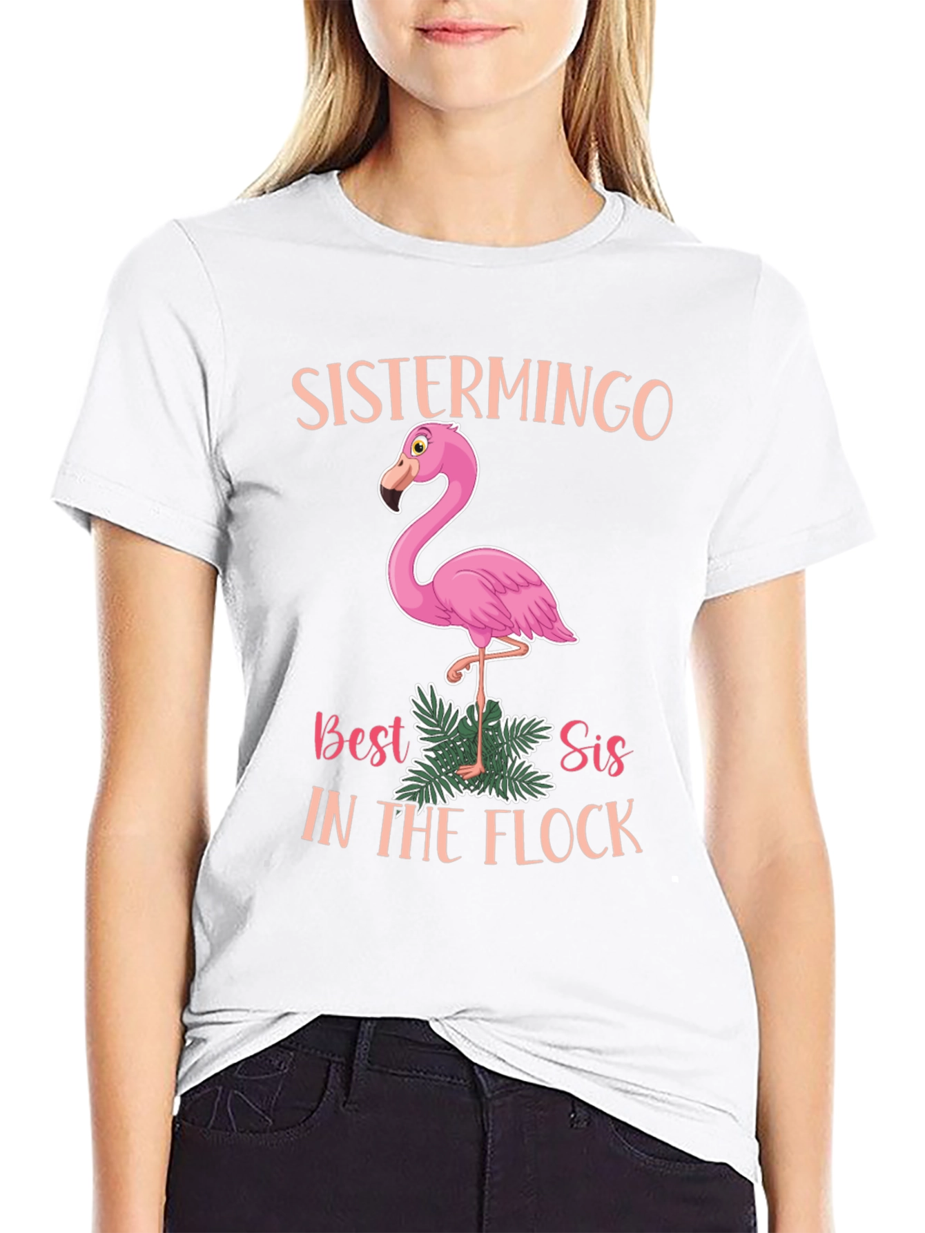 Sistermingo T-Shirt: Best Sis in the Flock!