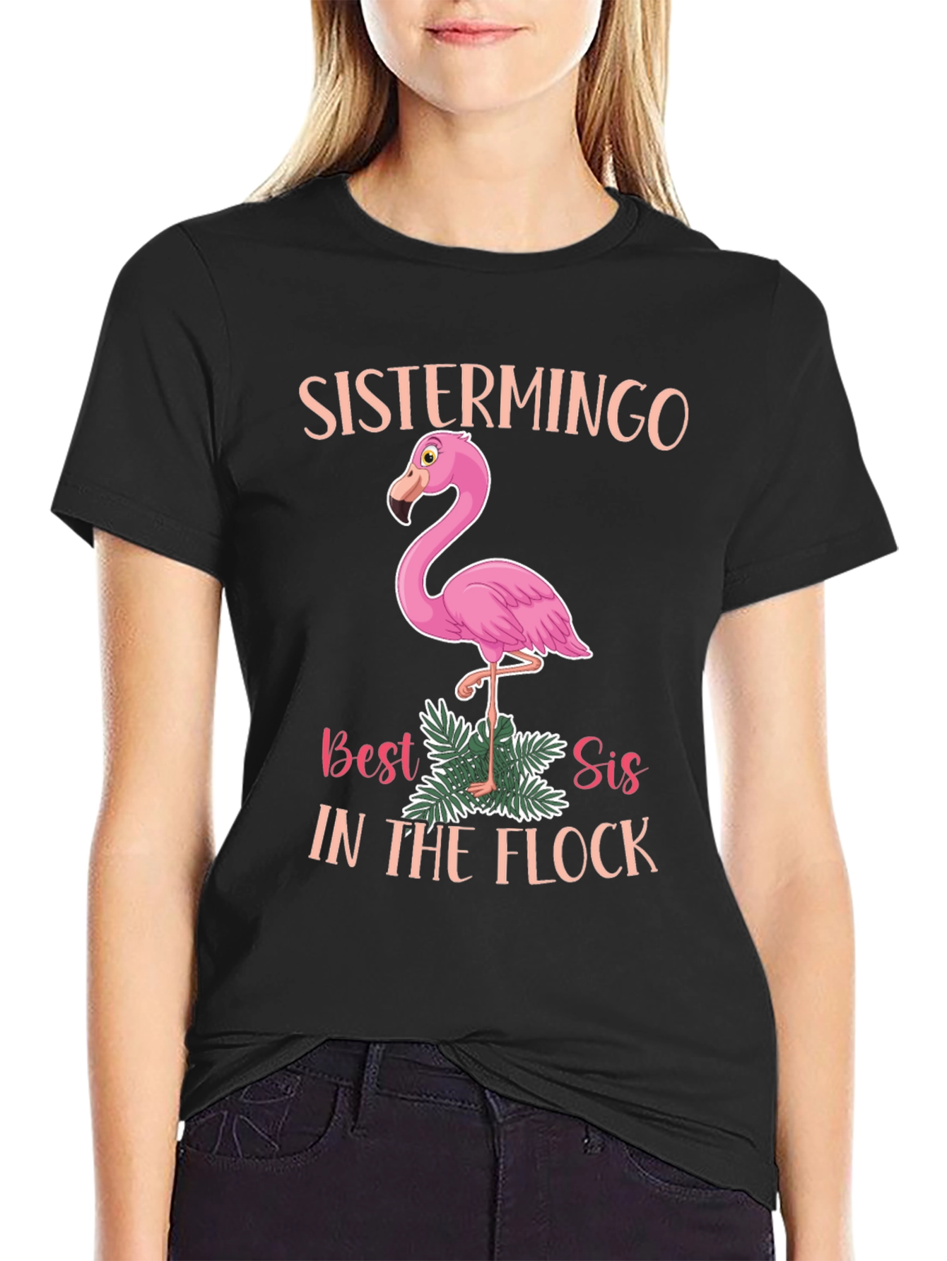 Sistermingo T-Shirt: Best Sis in the Flock!