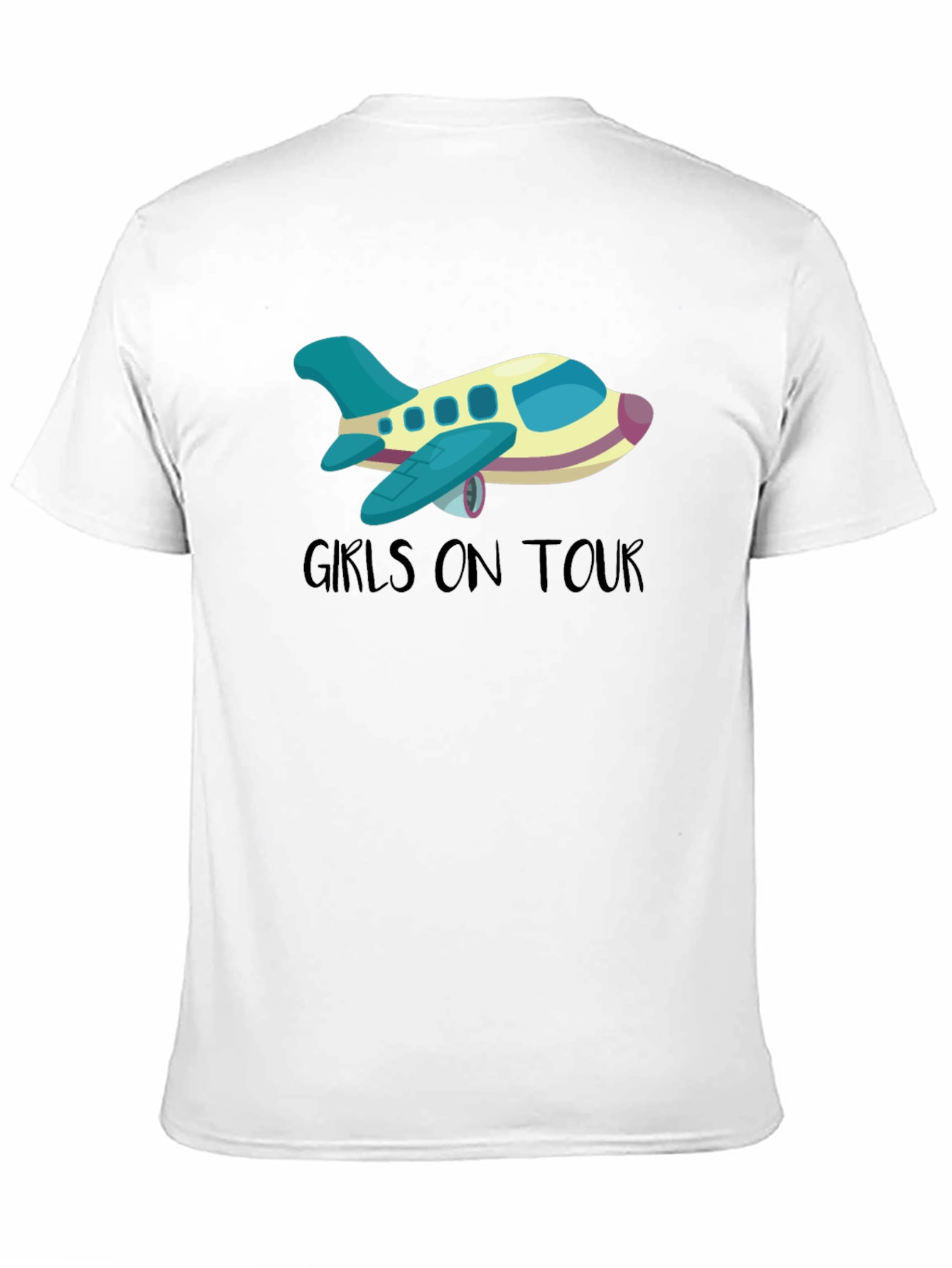 Girls On Tour T-Shirt - Airplane Design