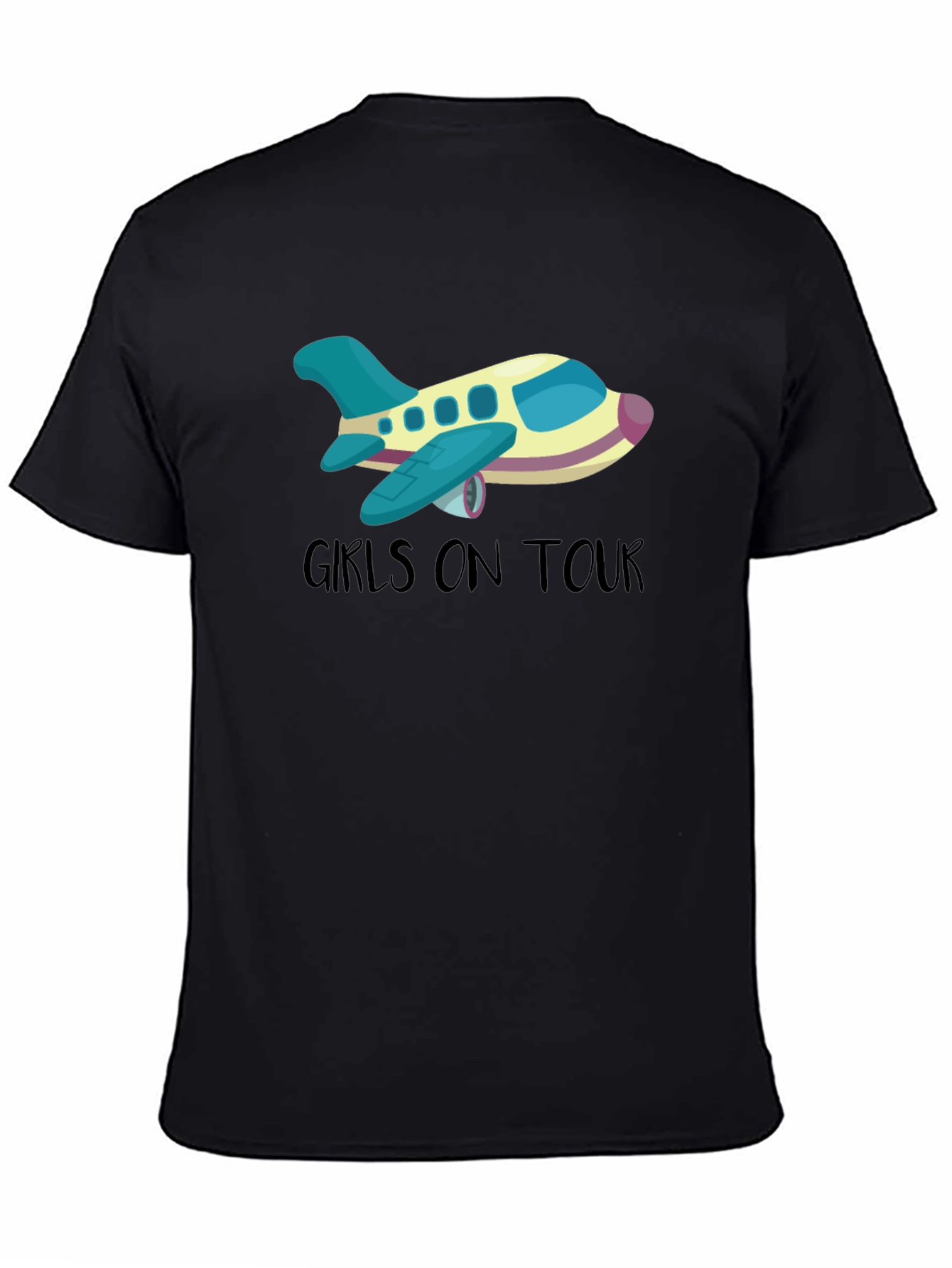Girls On Tour T-Shirt - Airplane Design