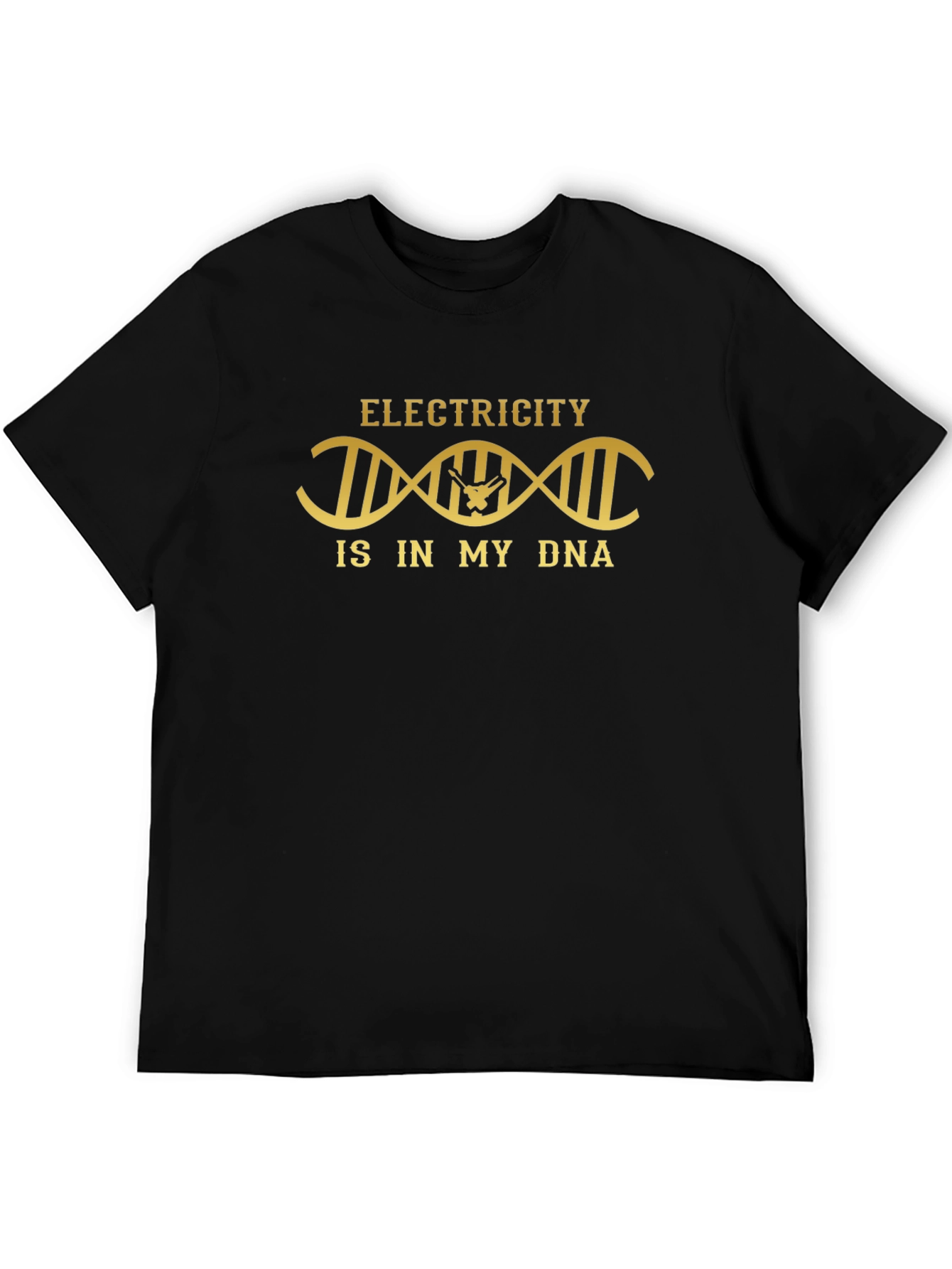 Electricity is in My DNA T-Shirt - Black