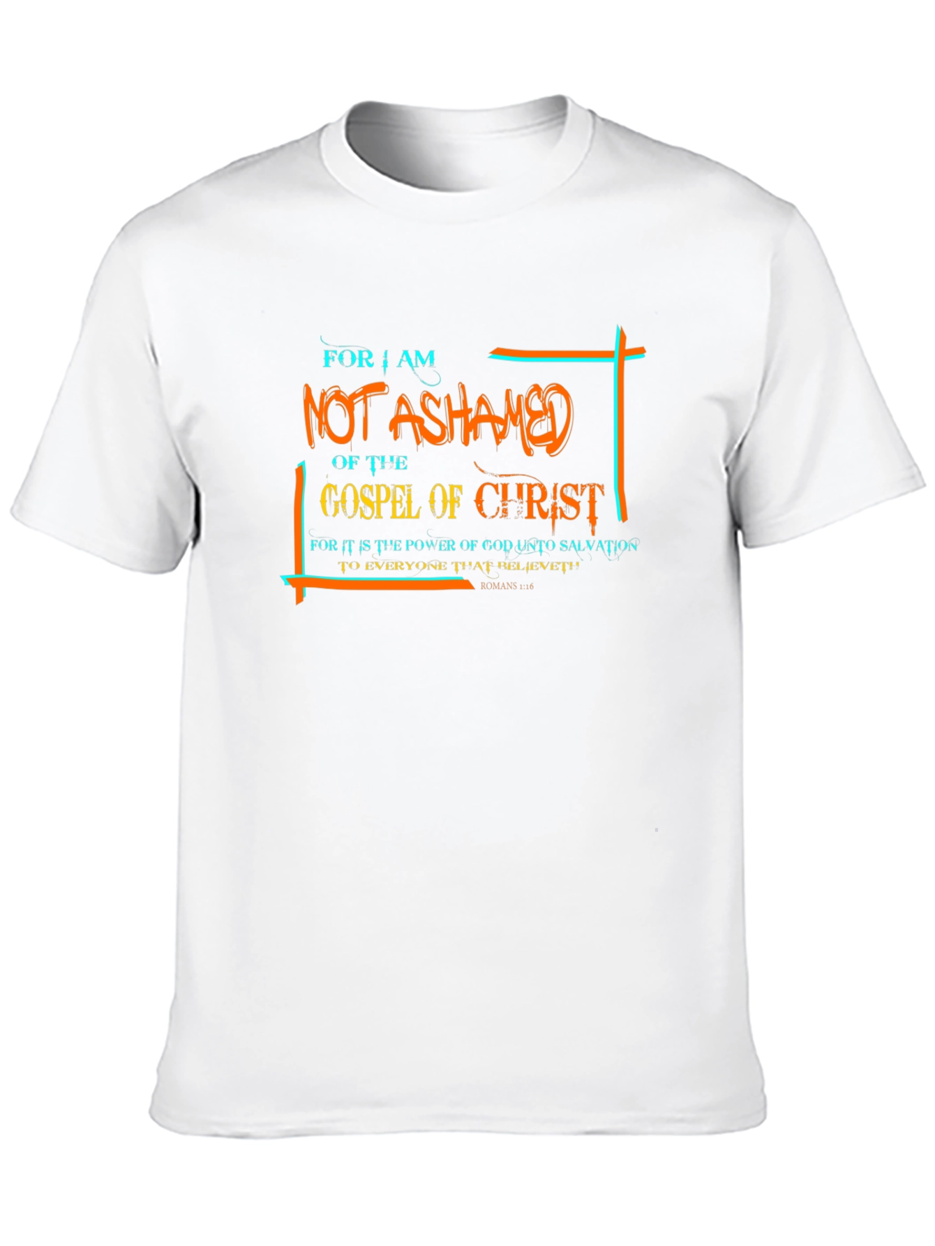 Not Ashamed Gospel of Christ Christian Tee
