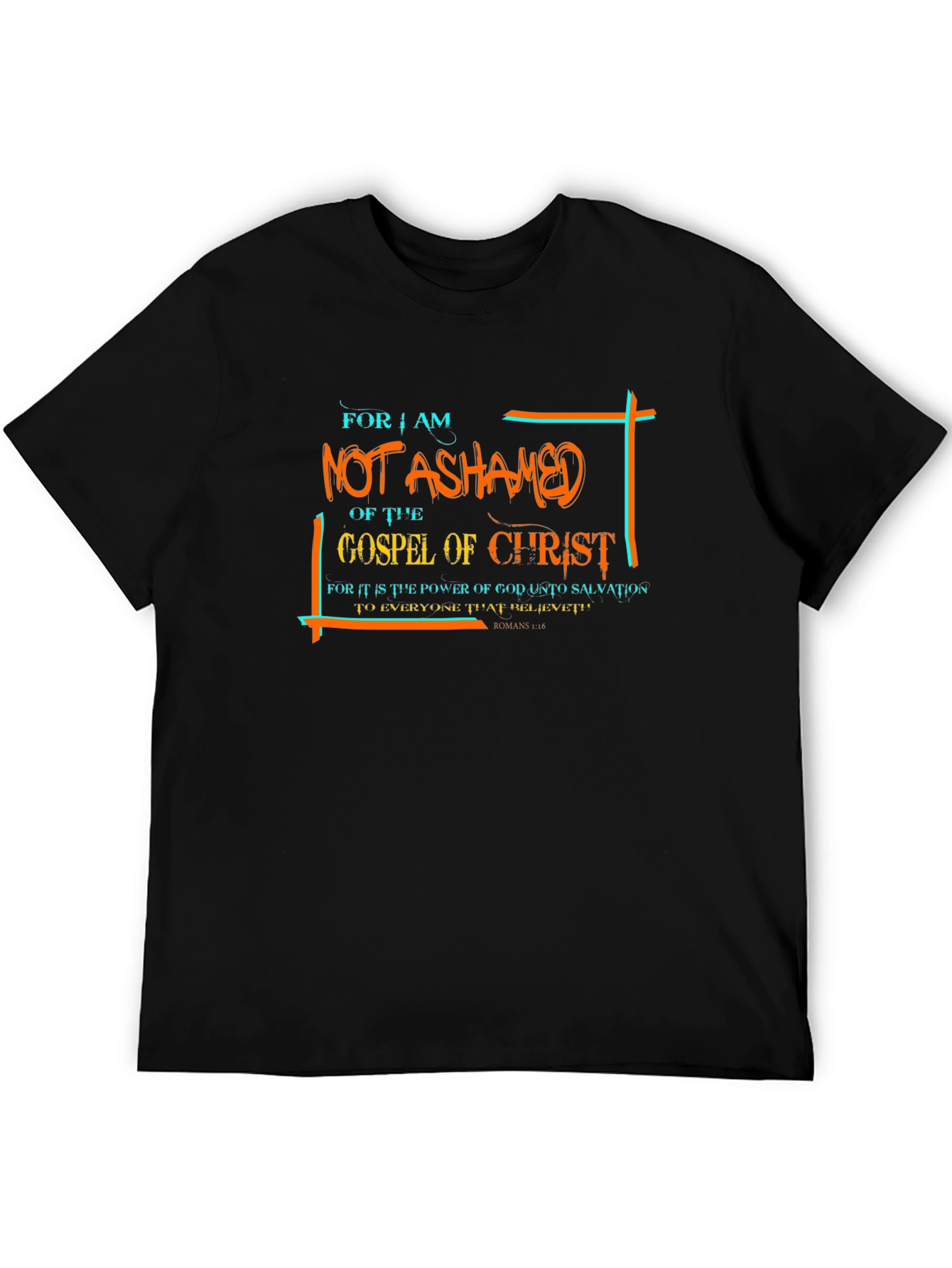 Not Ashamed Gospel of Christ Christian Tee