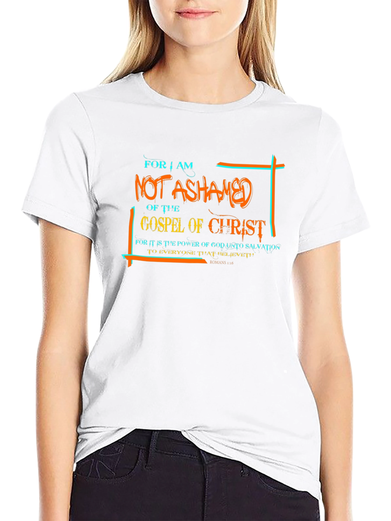 Not Ashamed Gospel of Christ Christian Tee