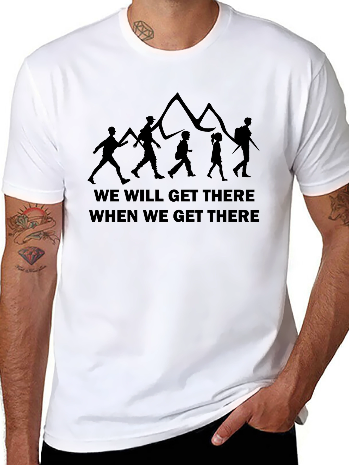 Hiking Family Tee - We Will Get There