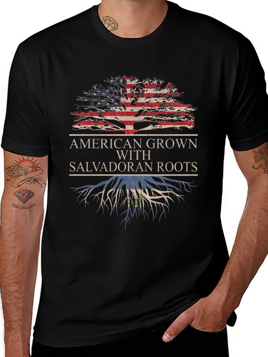 American Grown with Salvadoran Roots T-Shirt