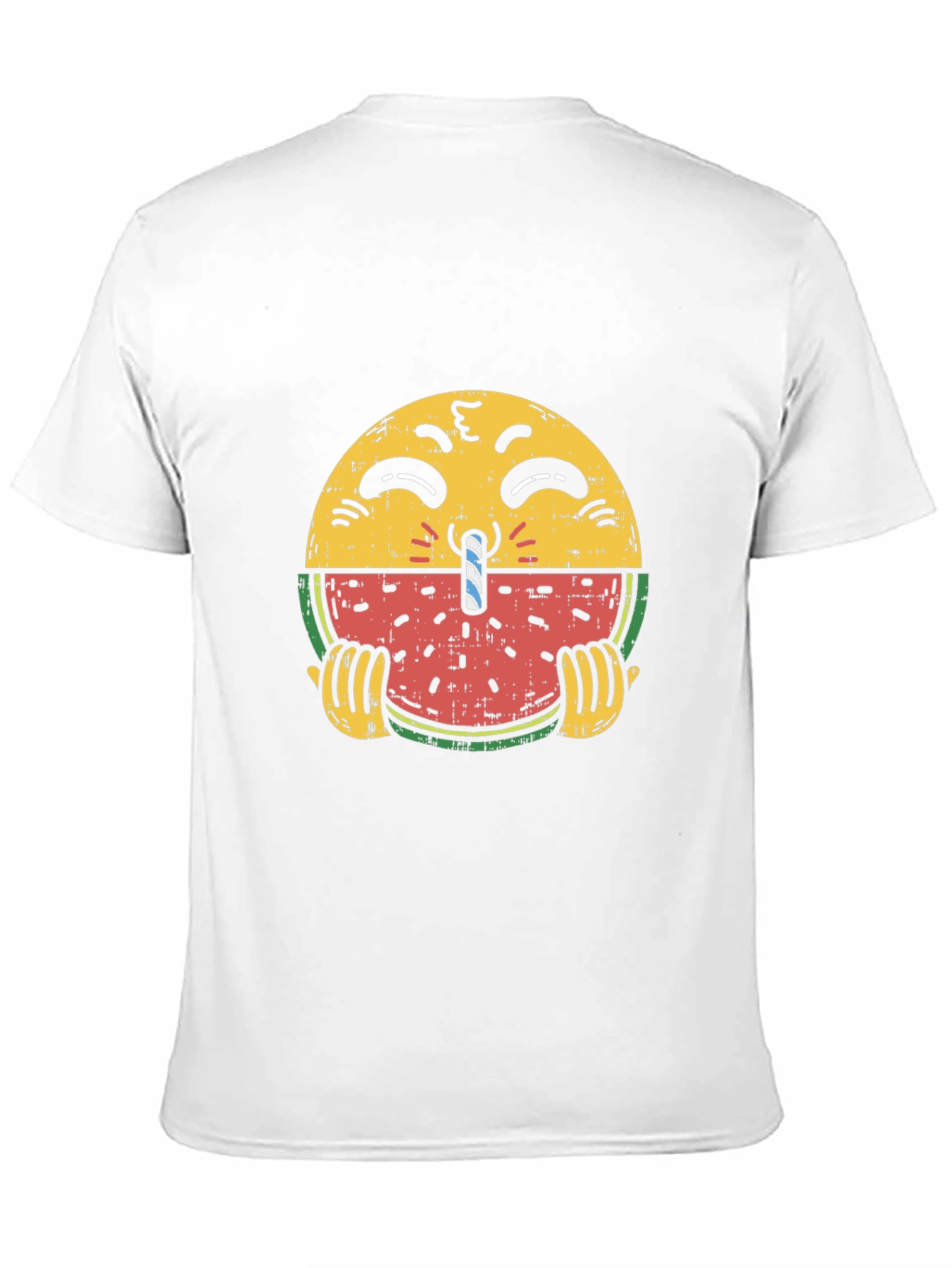 Emoji Watermelon T-Shirt - Quirky Summer Style