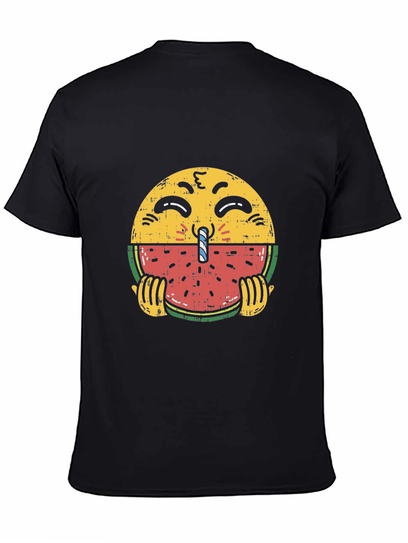 Emoji Watermelon T-Shirt - Quirky Summer Style