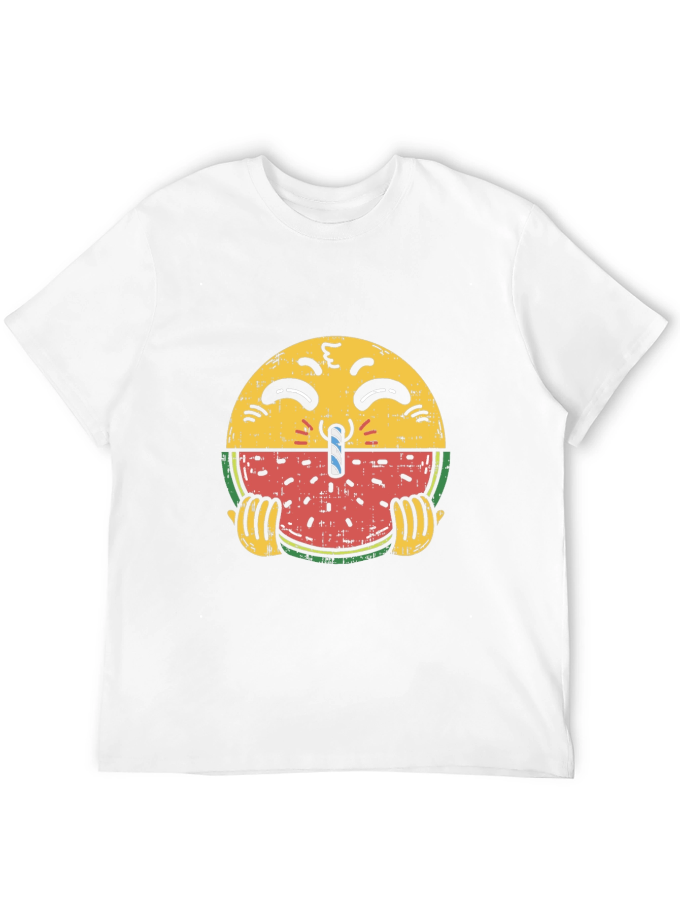 Emoji Watermelon T-Shirt - Quirky Summer Style