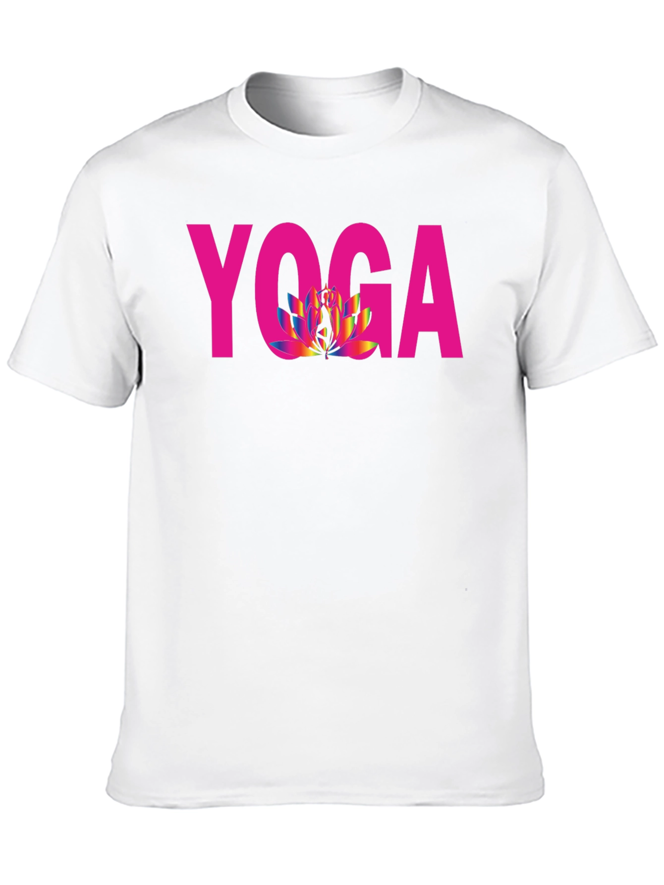 Yoga Lotus Blossom Black T-Shirt