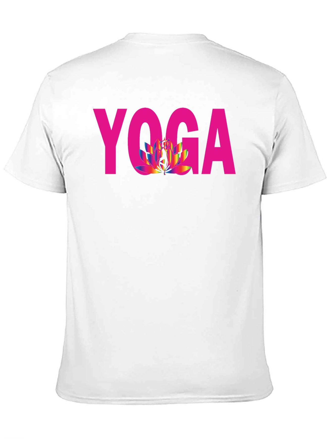 Yoga Lotus Blossom Black T-Shirt