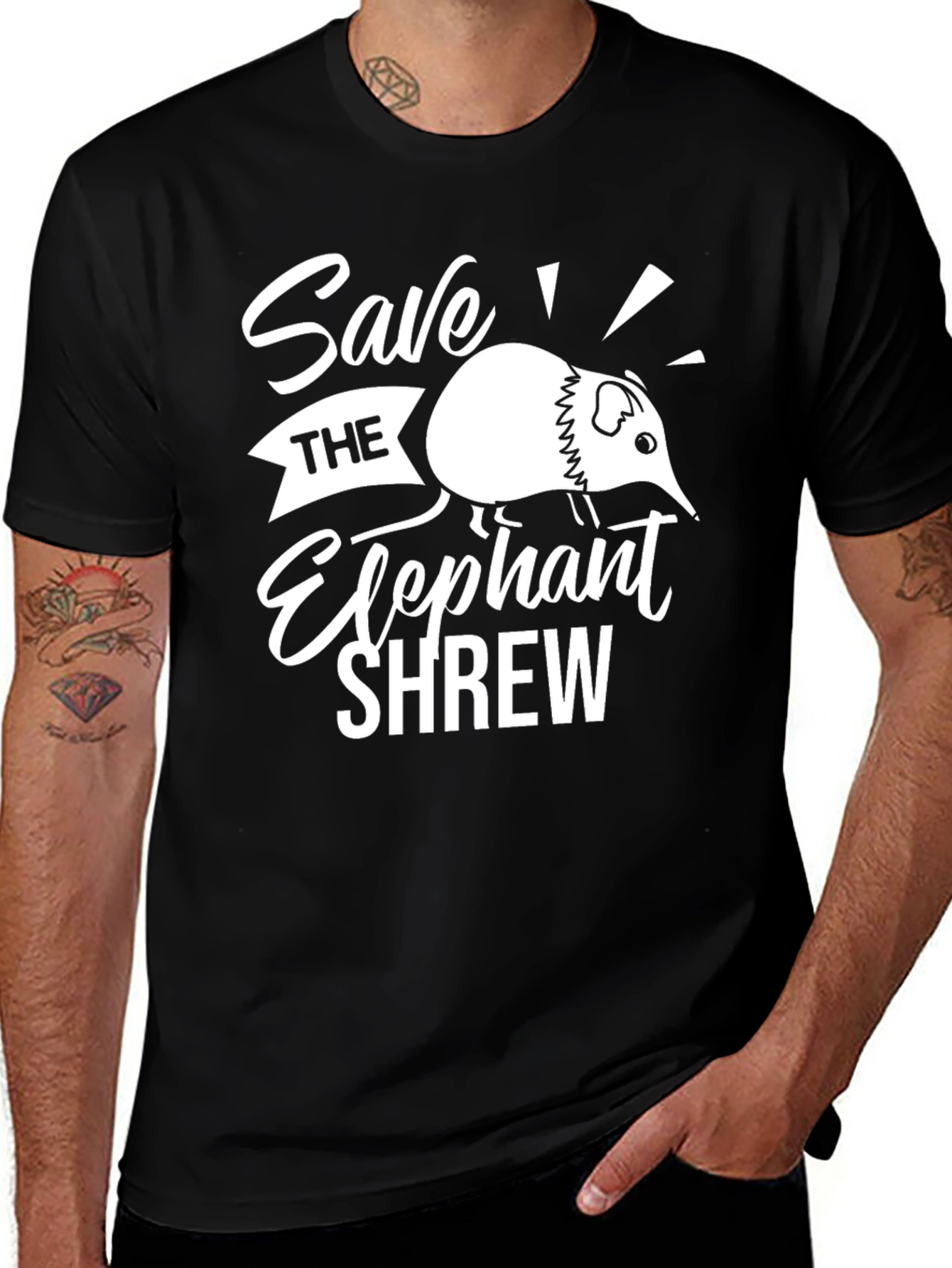 Save the Elephant Shrew Graphic Tee