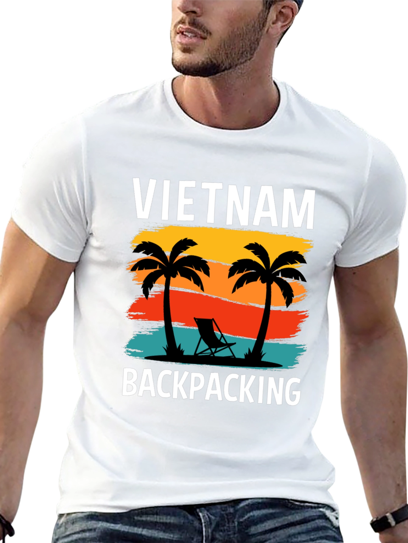 Vietnam Backpacking Graphic T-Shirt