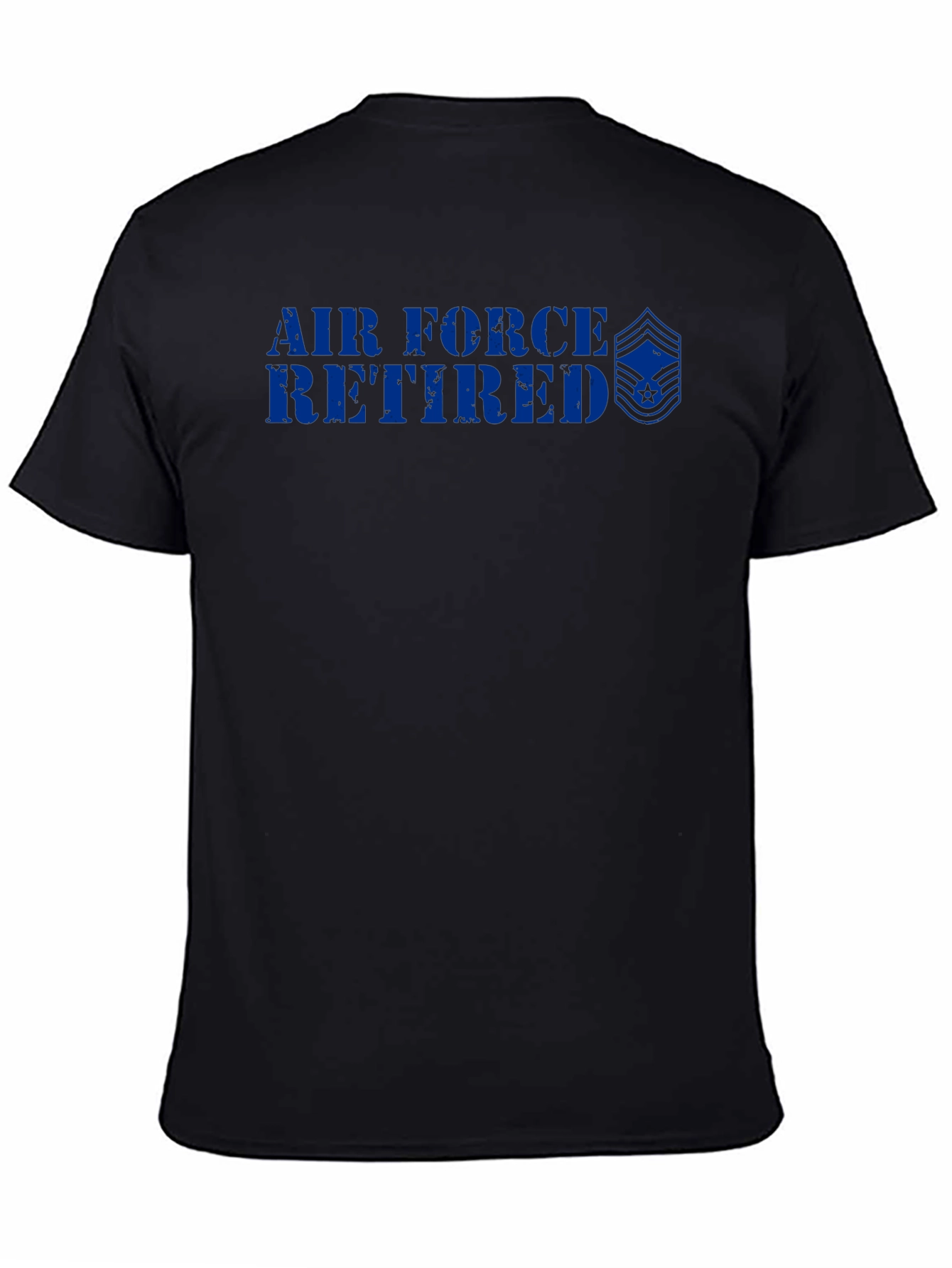 Air Force Retired Graphic T-Shirt - Black