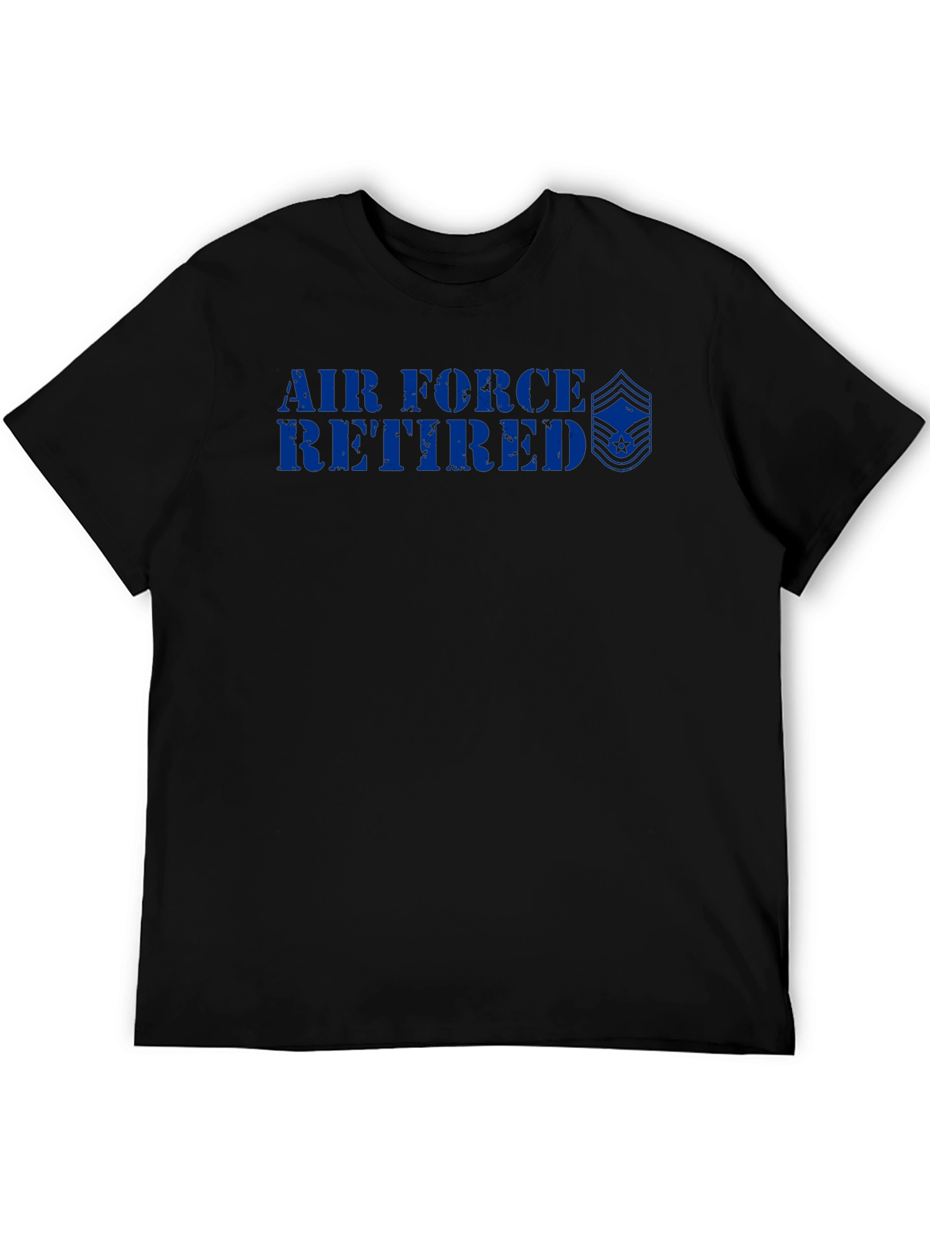 Air Force Retired Graphic T-Shirt - Black
