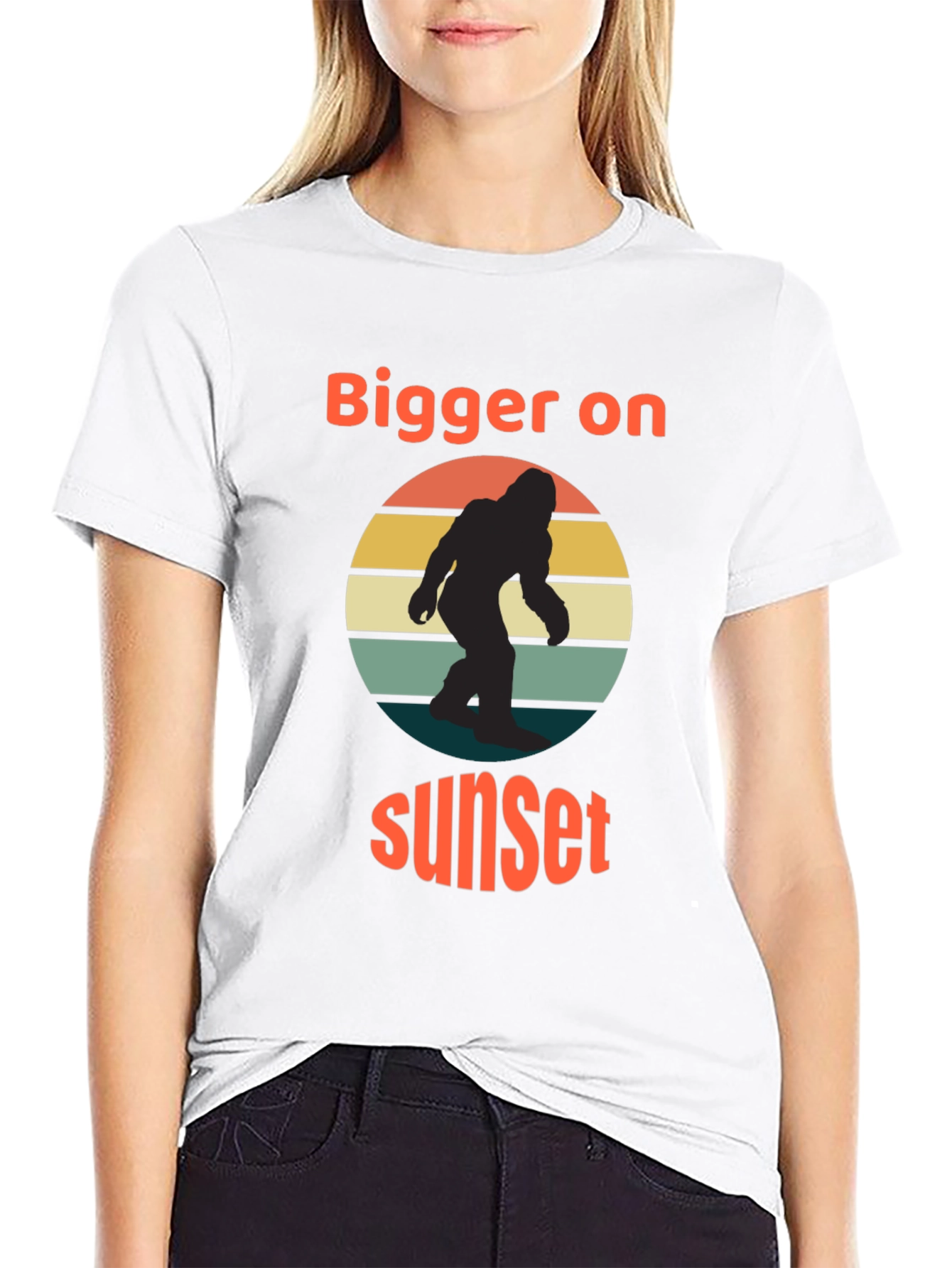 Bigger on Sunset Bigfoot T-Shirt