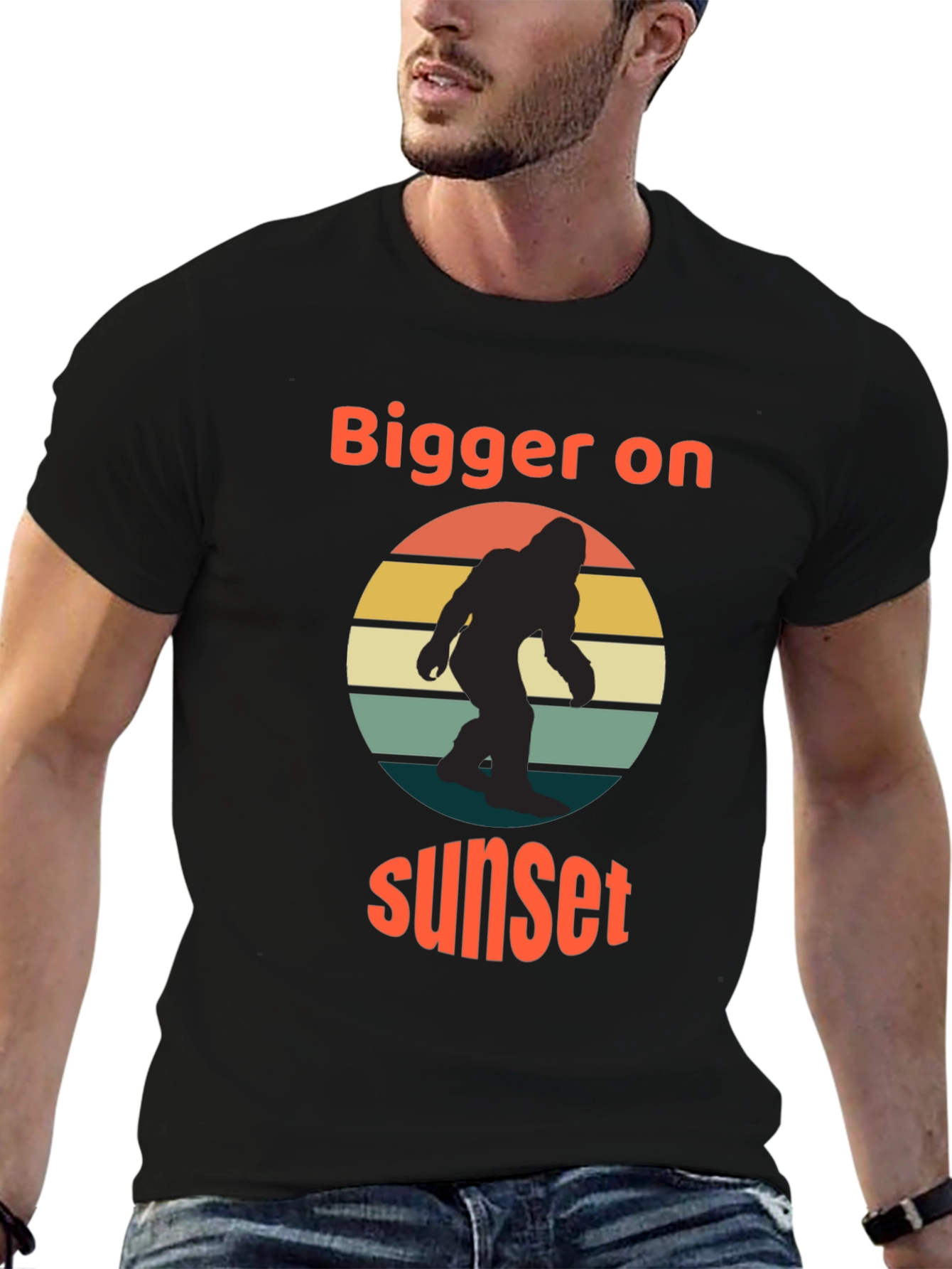 Bigger on Sunset Bigfoot T-Shirt
