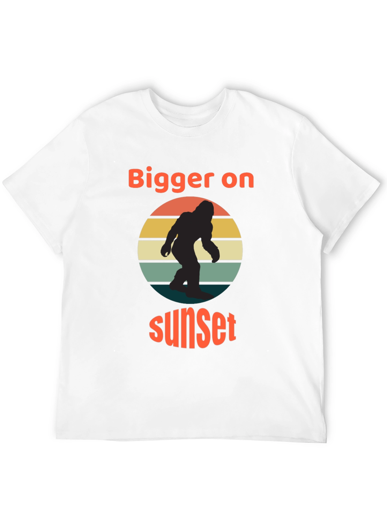 Bigger on Sunset Bigfoot T-Shirt
