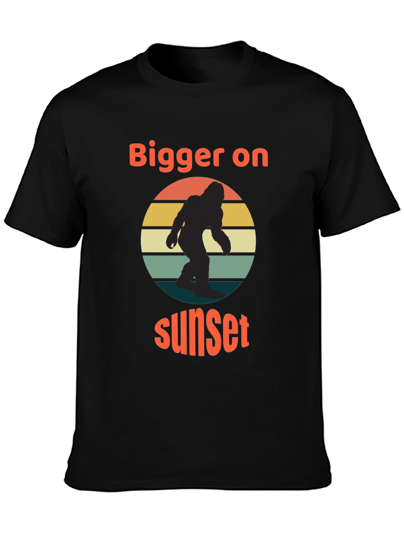 Bigger on Sunset Bigfoot T-Shirt