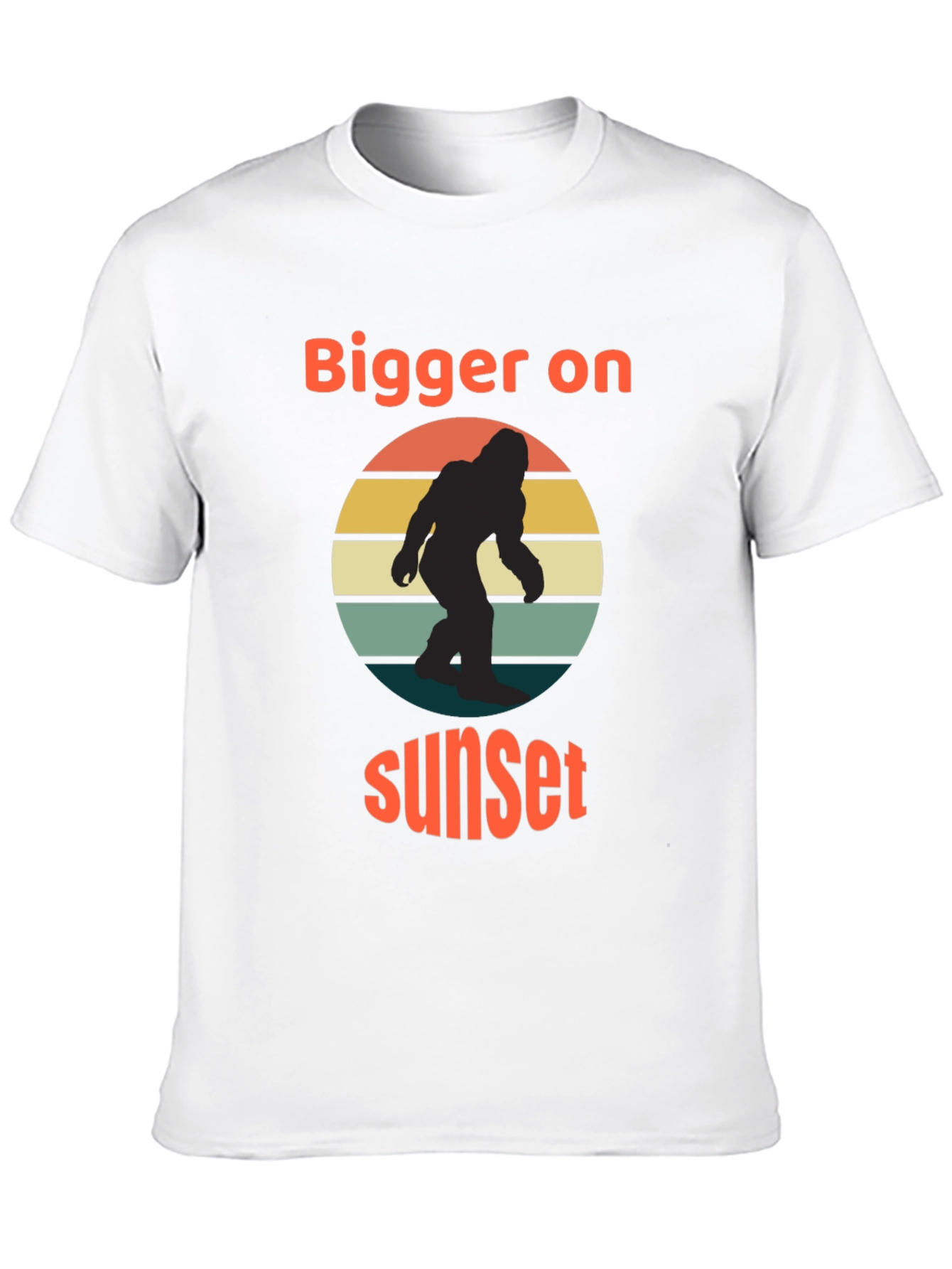 Bigger on Sunset Bigfoot T-Shirt