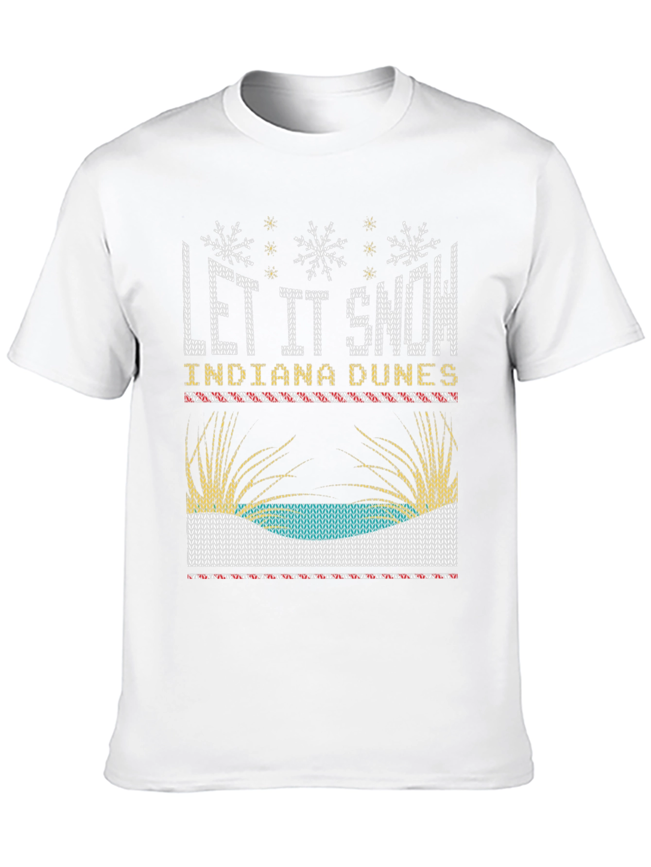Indiana Dunes Let It Snow Novelty T-Shirt