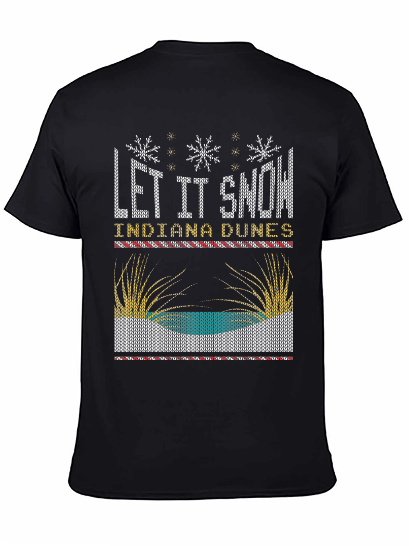Indiana Dunes Let It Snow Novelty T-Shirt