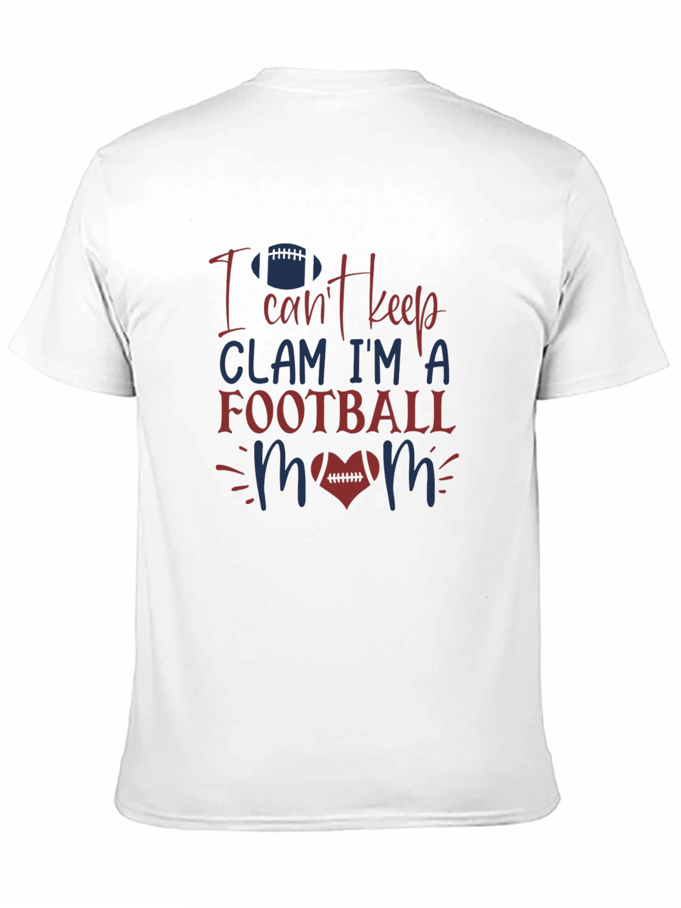 Football Mom Graphic Tee - Sporty Fan Apparel