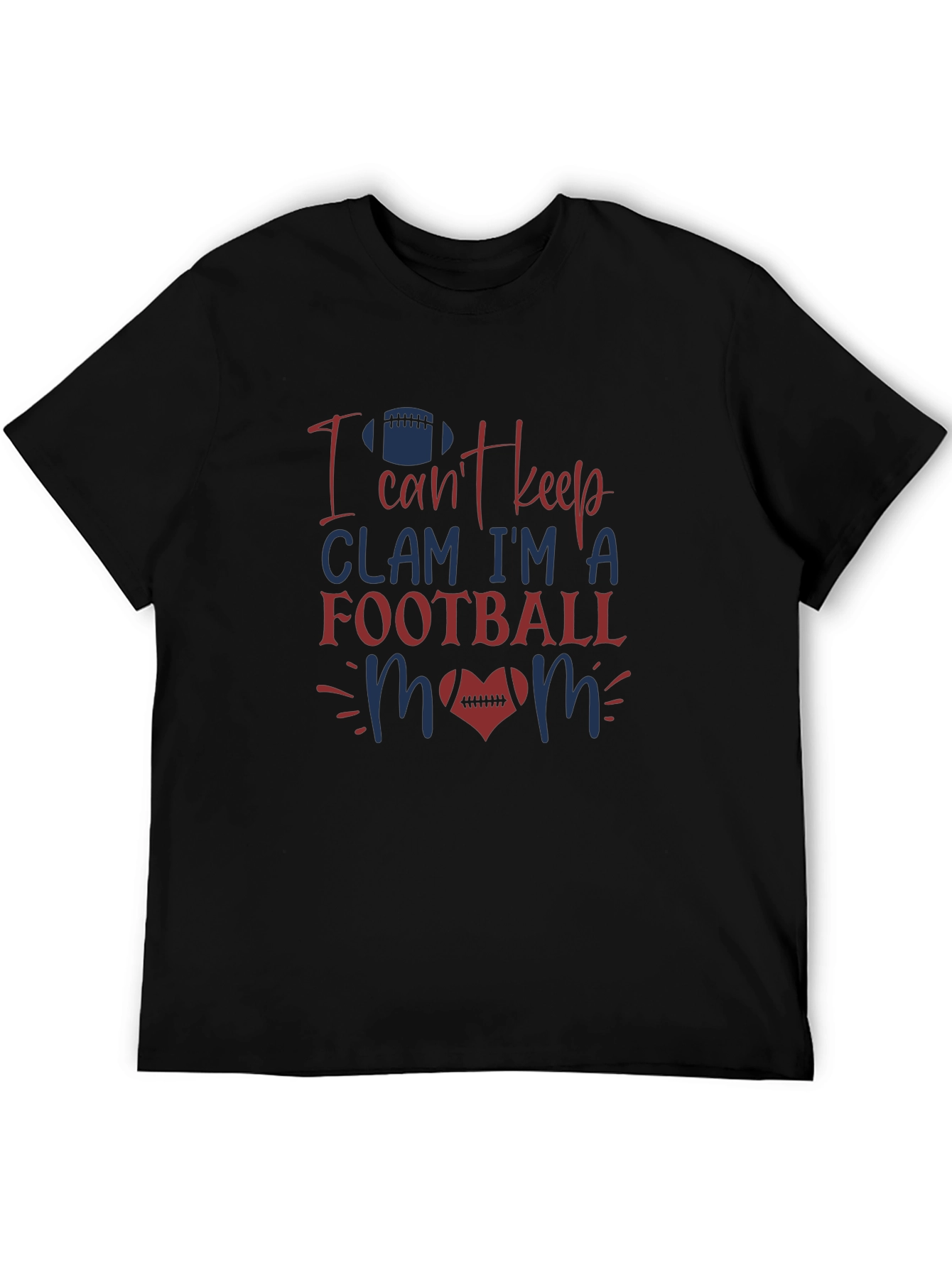 Football Mom Graphic Tee - Sporty Fan Apparel
