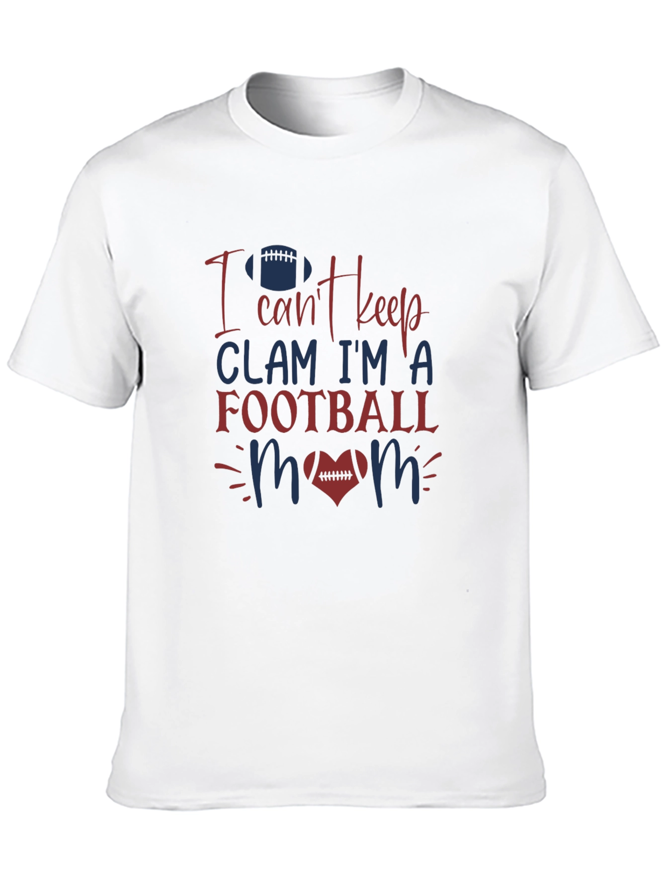Football Mom Graphic Tee - Sporty Fan Apparel