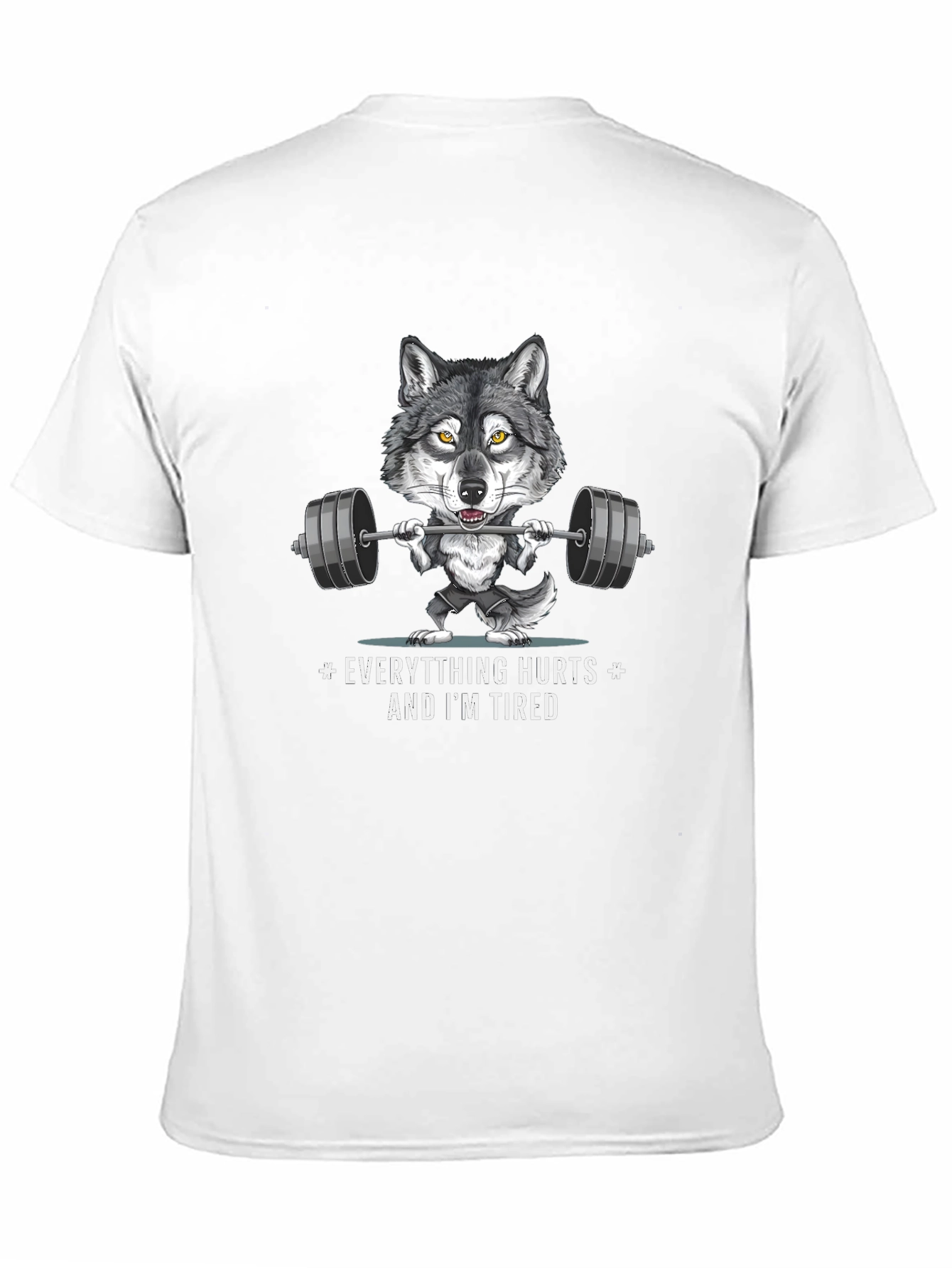 Wolf Workout T-Shirt - Funny Gym Graphic Tee