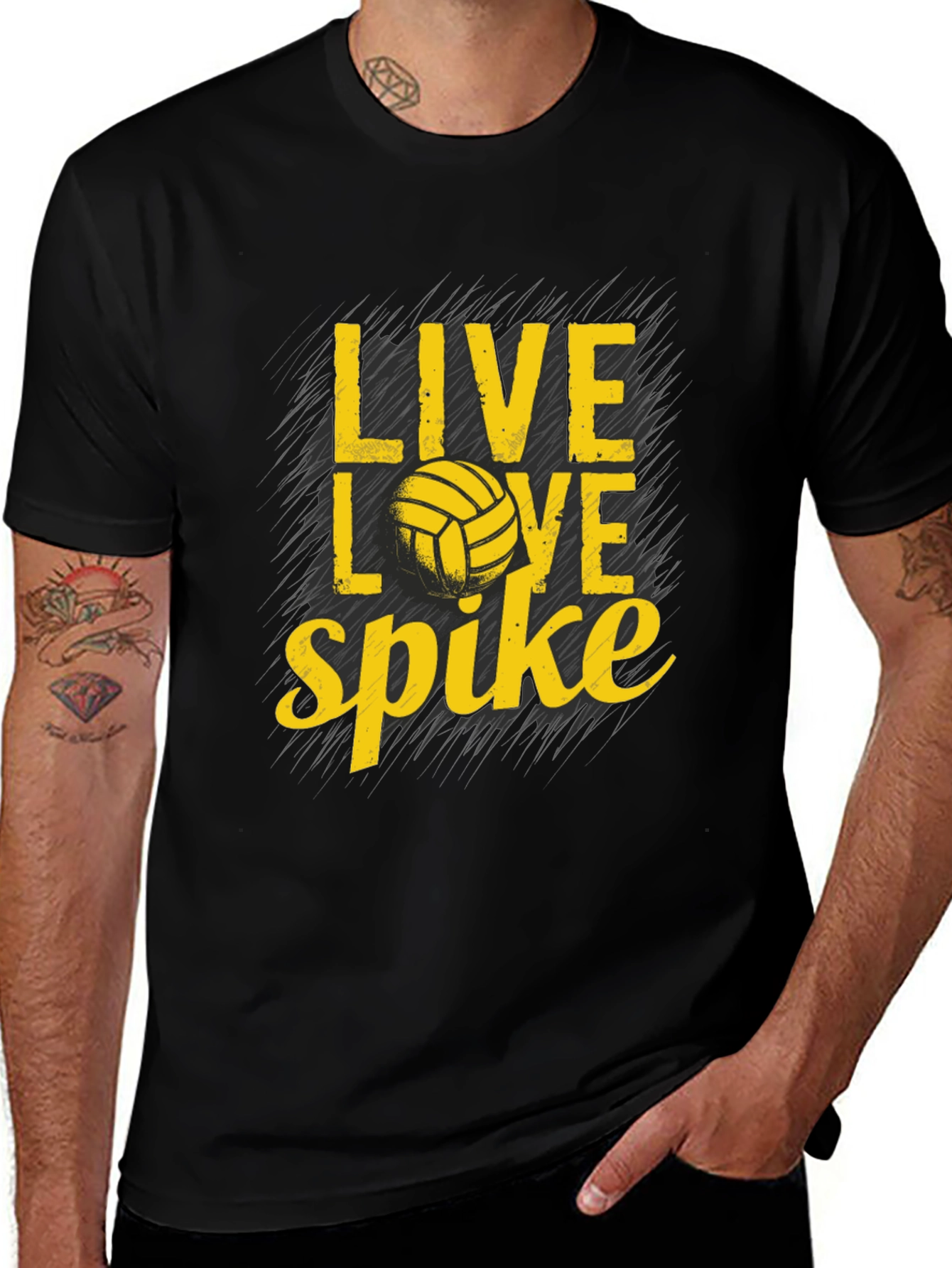 Live Love Spike Volleyball T-Shirt