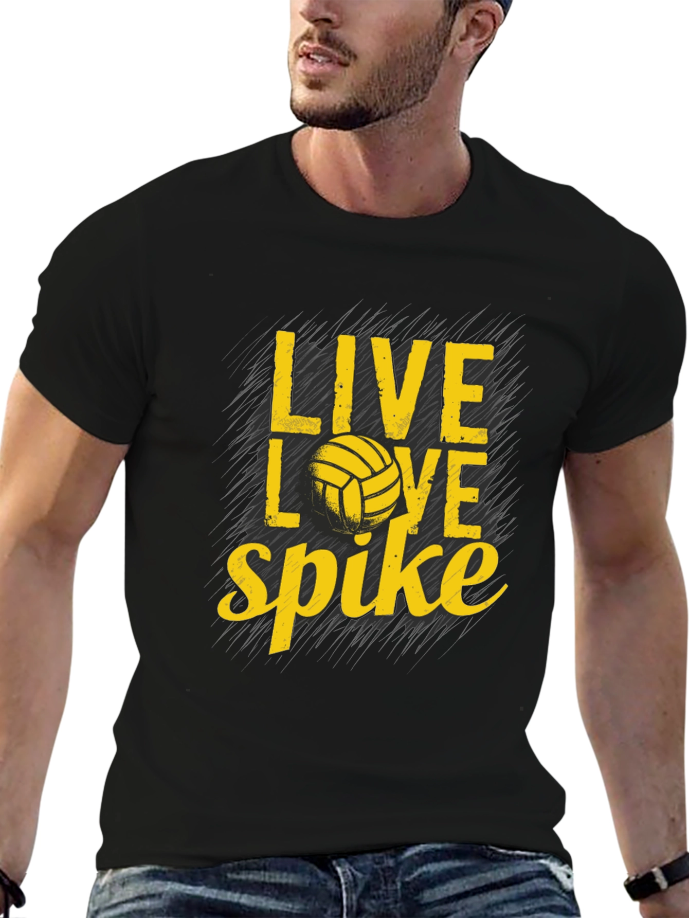 Live Love Spike Volleyball T-Shirt