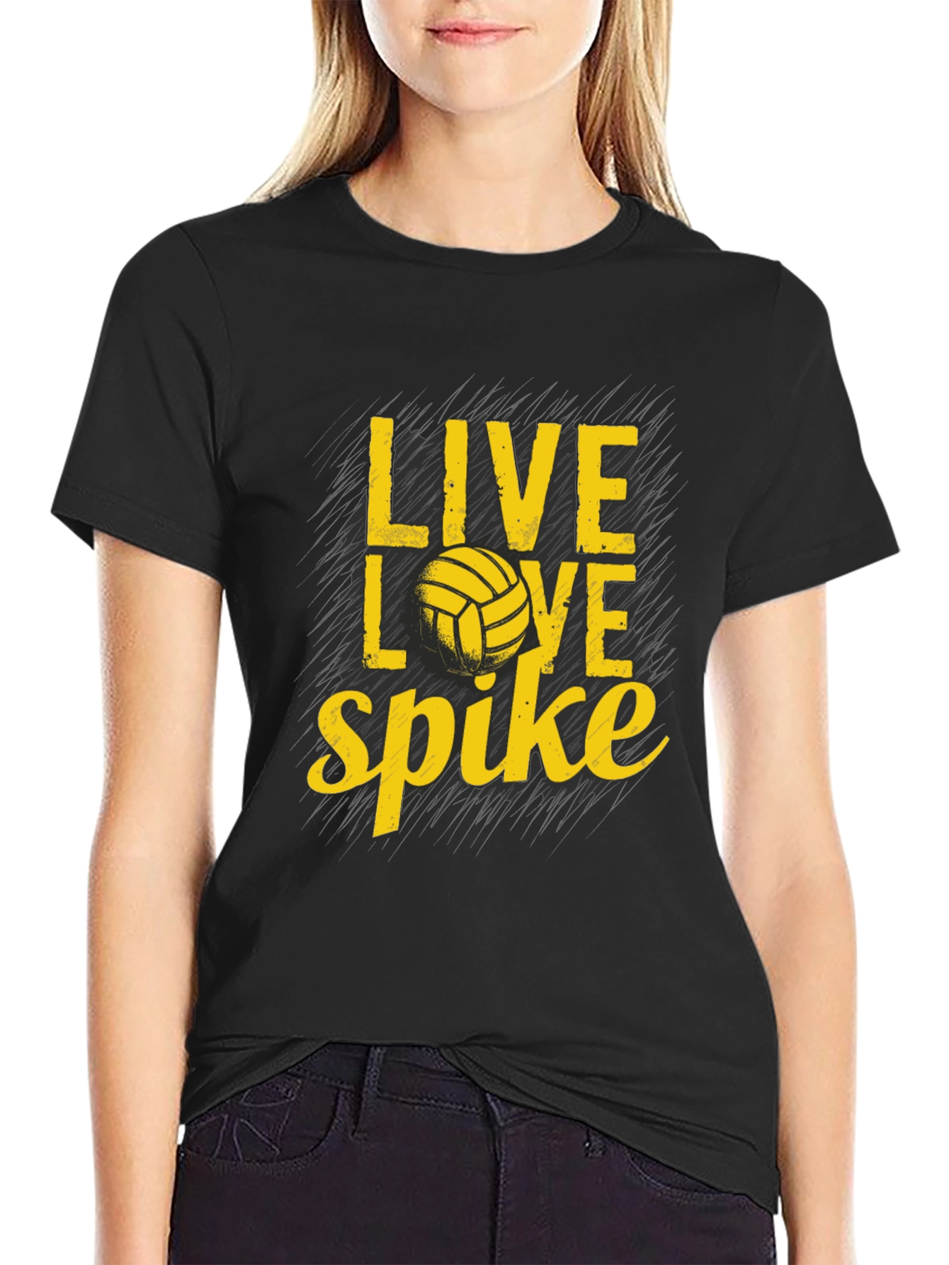 Live Love Spike Volleyball T-Shirt