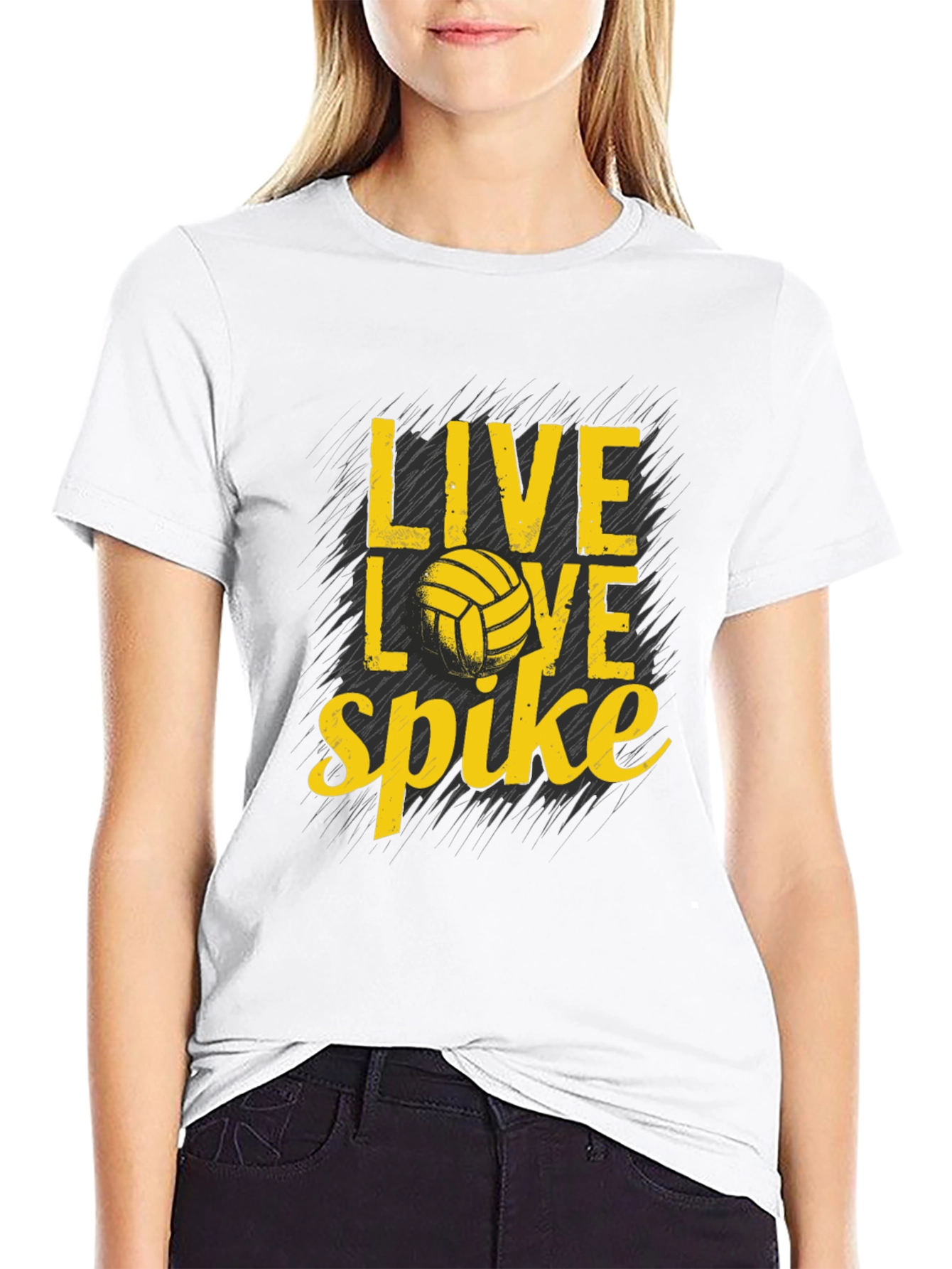 Live Love Spike Volleyball T-Shirt