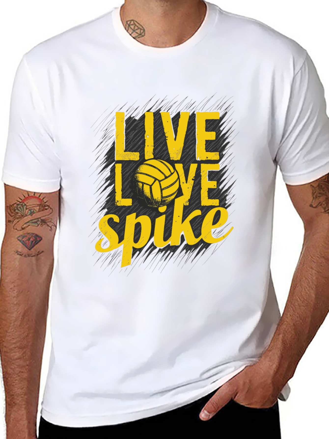 Live Love Spike Volleyball T-Shirt