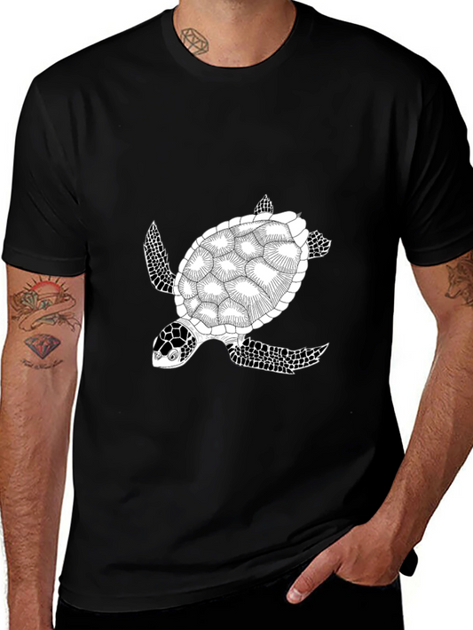 Black Turtle Graphic Tee