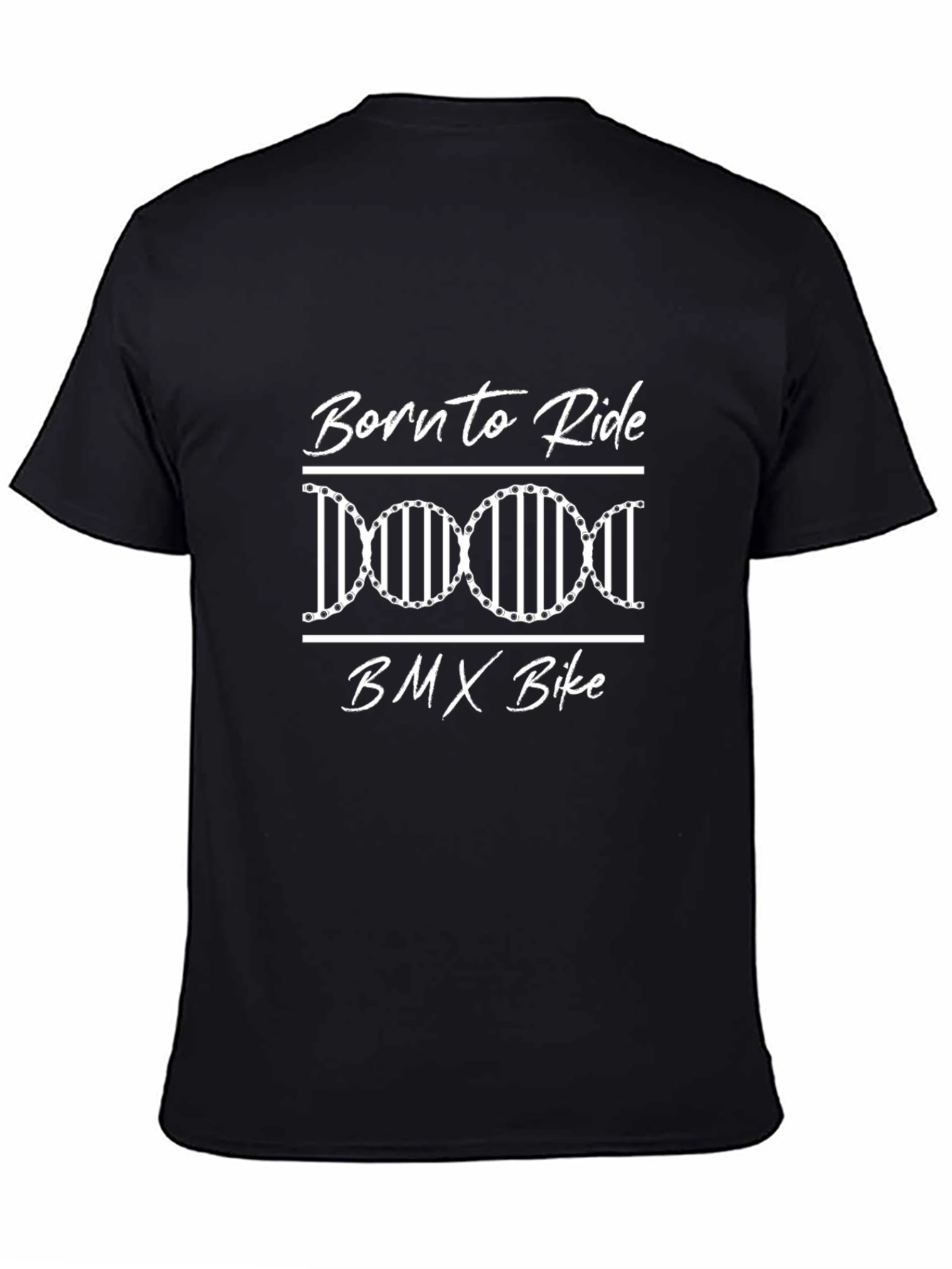 Born to Ride BMX Bike Black T-Shirt