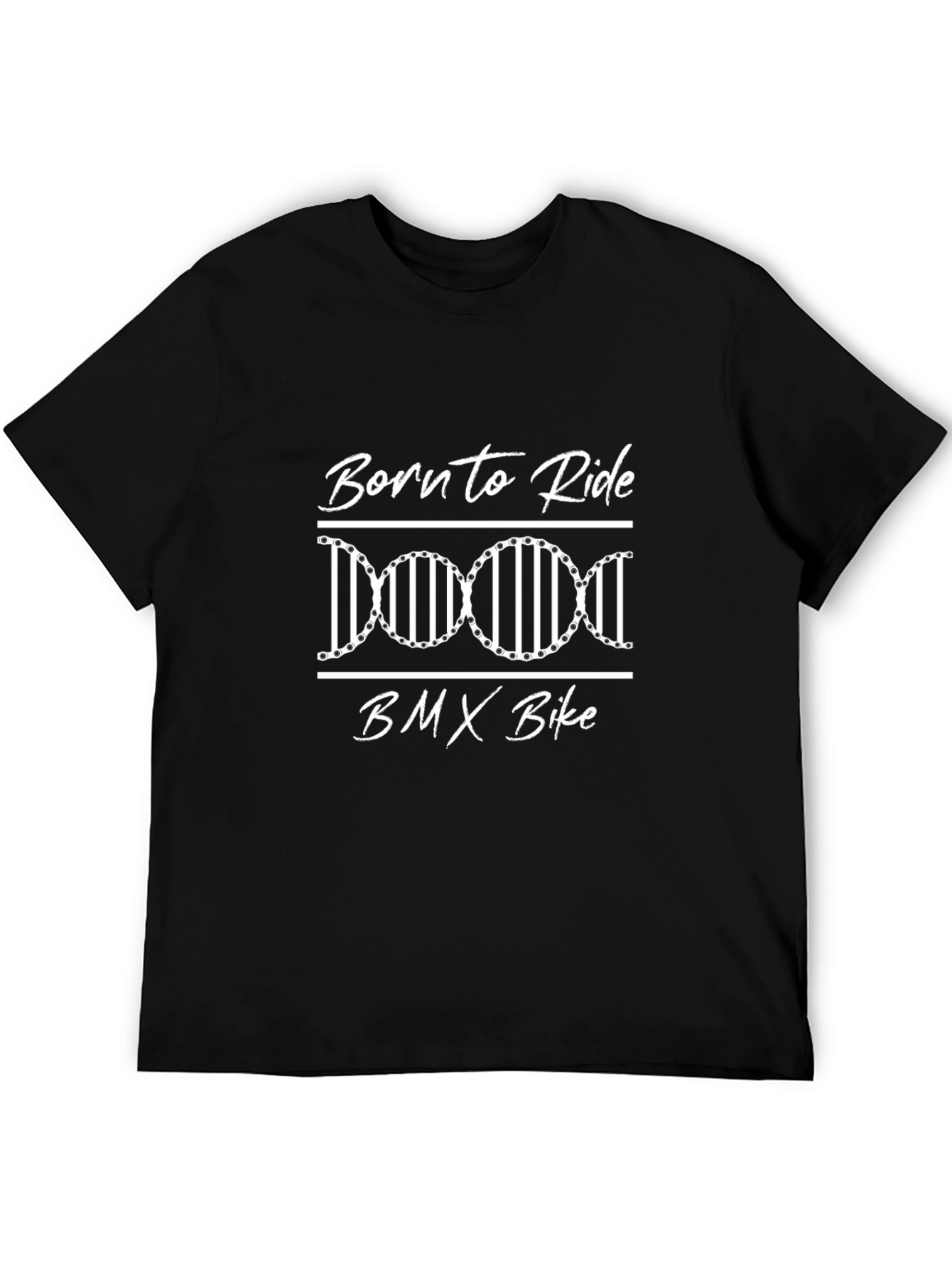 Born to Ride BMX Bike Black T-Shirt