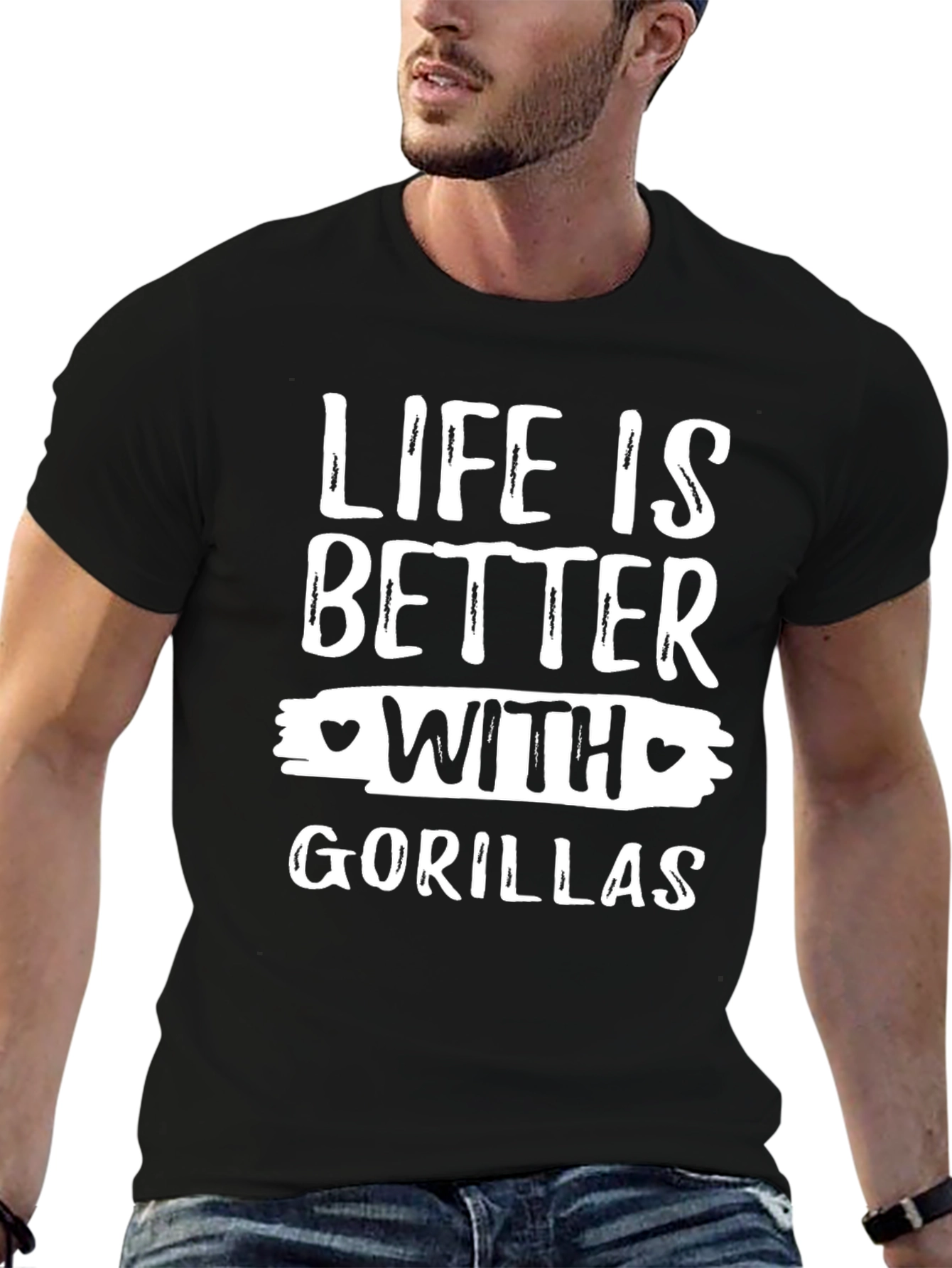 Life is Better with Gorillas T-Shirt